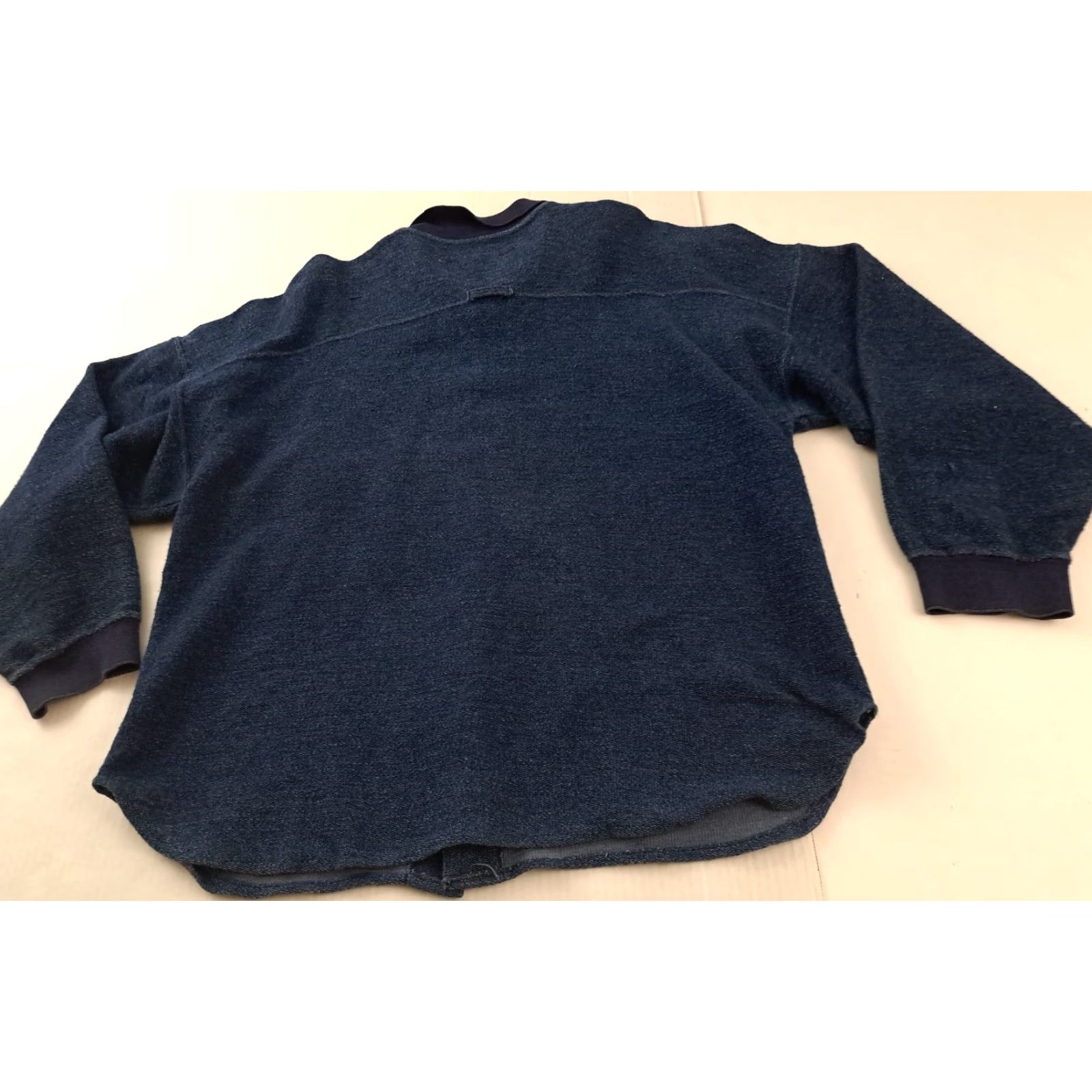 Vintage VINTAGE Authentic sportswear Button-Up Shirt XL Denim Blue Button-Front Long Sleeve Casual Unisex Adults Pocketed Cotton 28in Size US XL / EU 56 / 4 - 6 Thumbnail