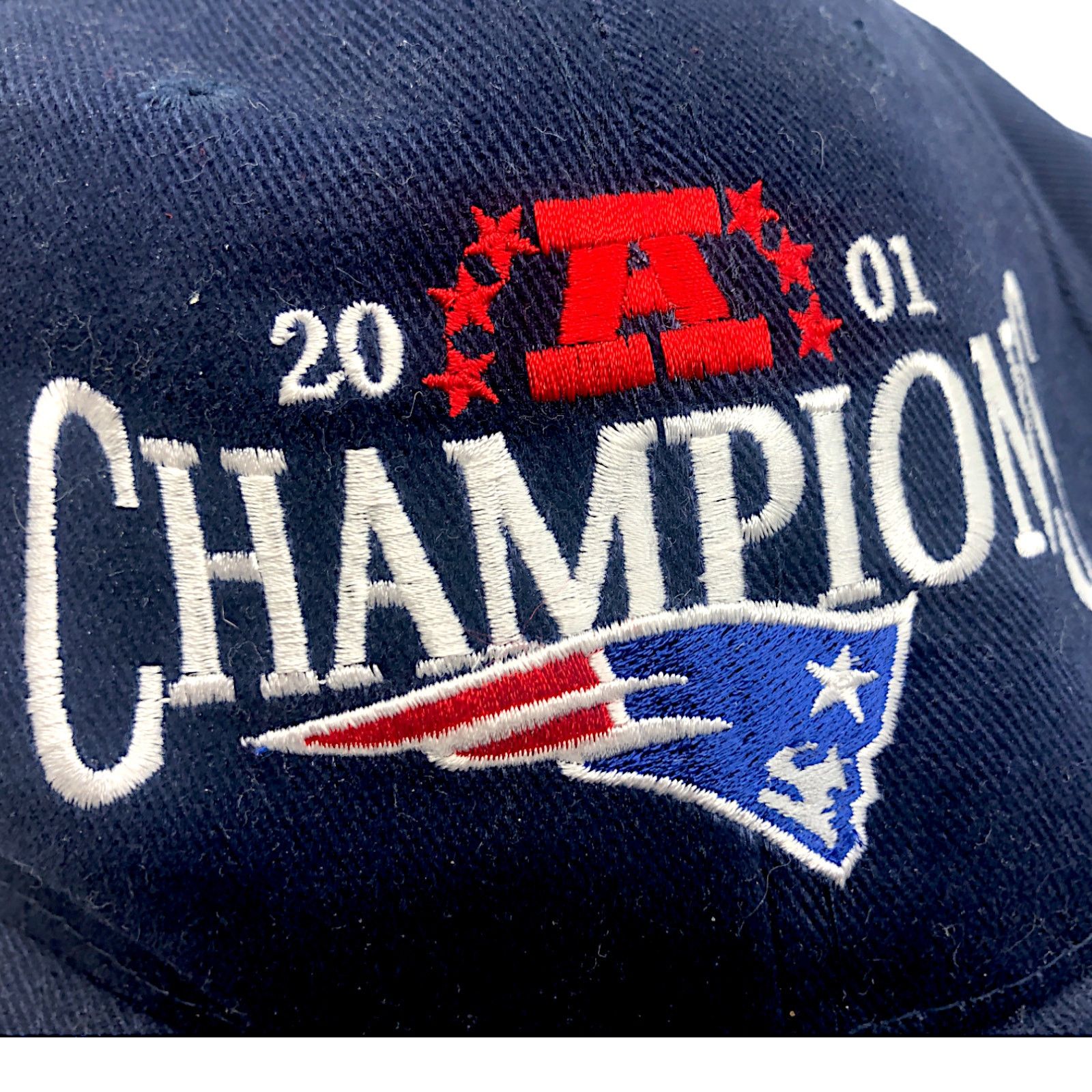 NFL New England Patriots 2001 AFC Champions Hat - New w/ Tags Size ONE SIZE - 5 Thumbnail