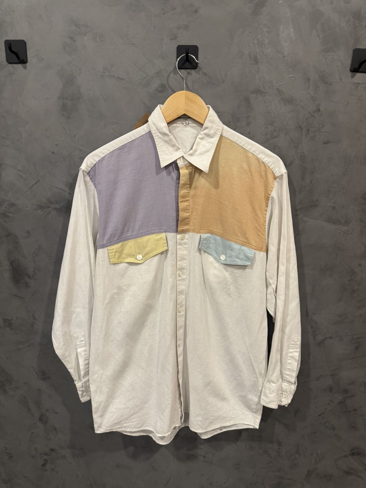 Giovanni Valentino × Valentino Valentino Garavani Sports Two Tone Western Style Shirt Size US XS / EU 42 / 0 - 1 Thumbnail