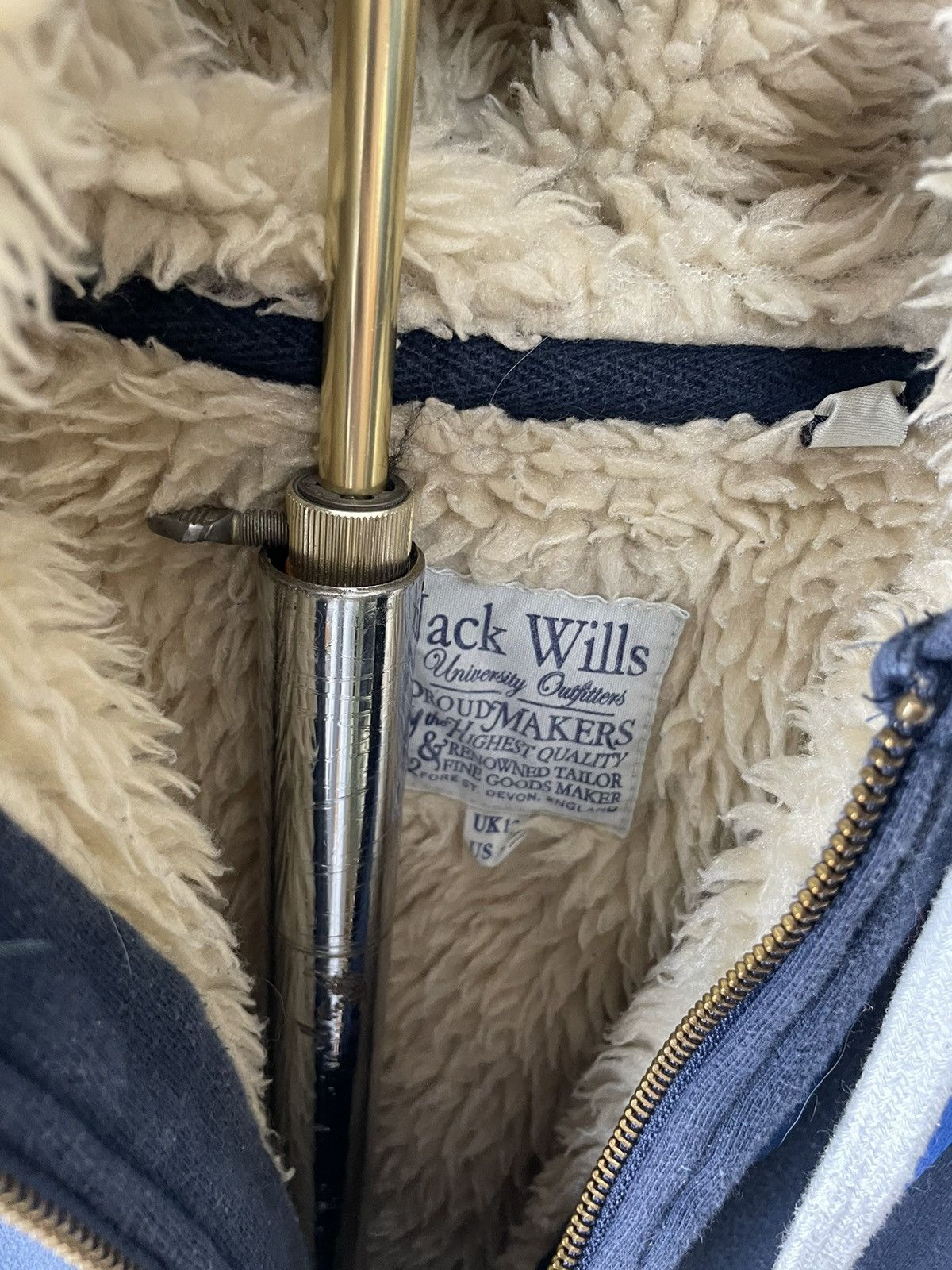 If Six Was Nine × Le Grande Bleu (L.G.B.) 2000s Y2K Punk Fur Zip Hoodie Hysteric Glamour Japanese Vibe Size US M / EU 48-50 / 2 - 9 Thumbnail