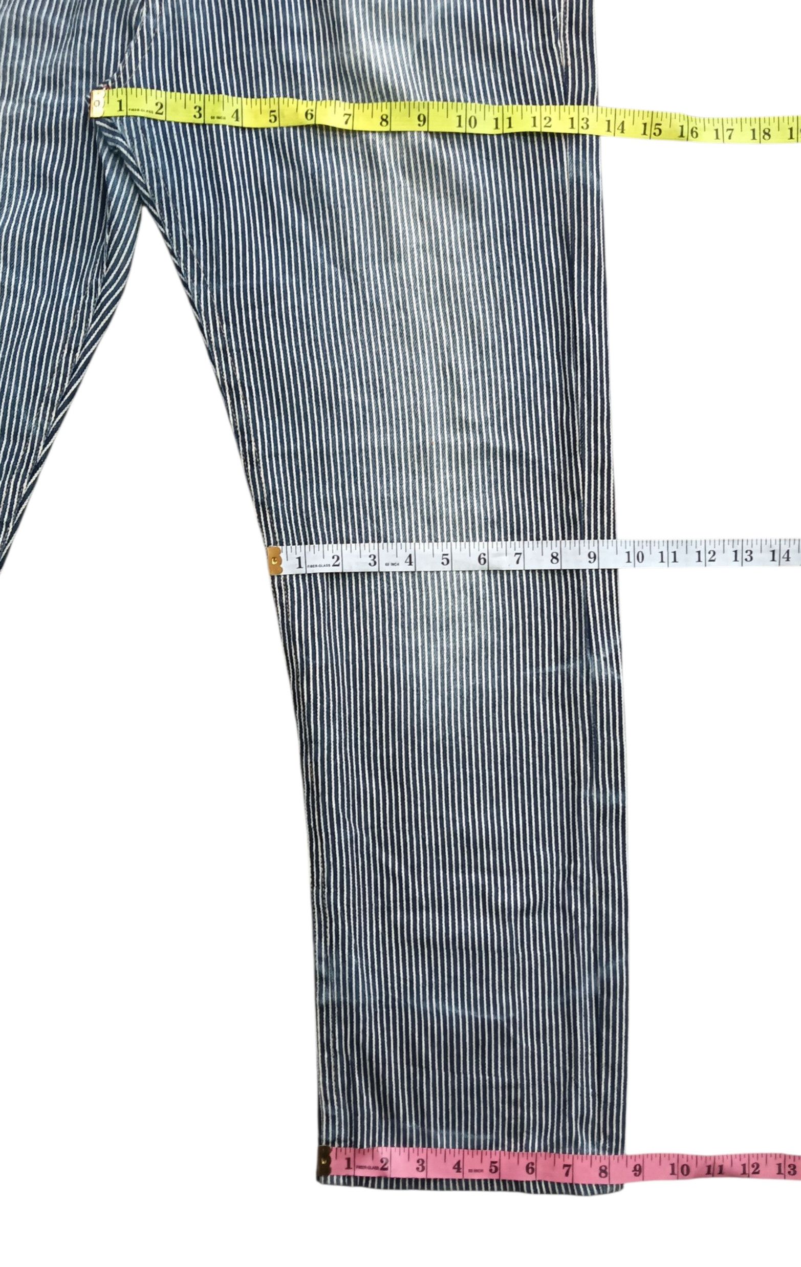 Other Double Waist Striped Jeans Size US 38 / EU 54 - 11 Thumbnail