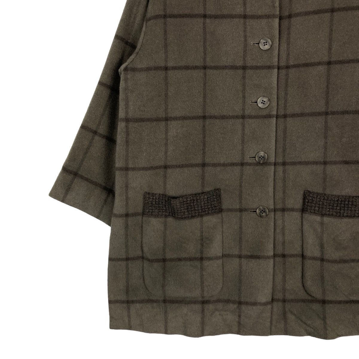 Japanese Brand 🔥Vintage Chore Wool Jacket Jane More Tartan Issey Miyake Size US L / EU 52-54 / 3 - 4 Thumbnail
