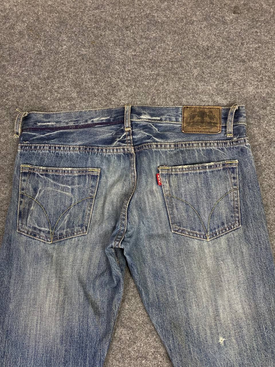 Hysteric Glamour thee hysteric xxx bootcut flare distressed denim nice design Size US 35 - 4 Thumbnail