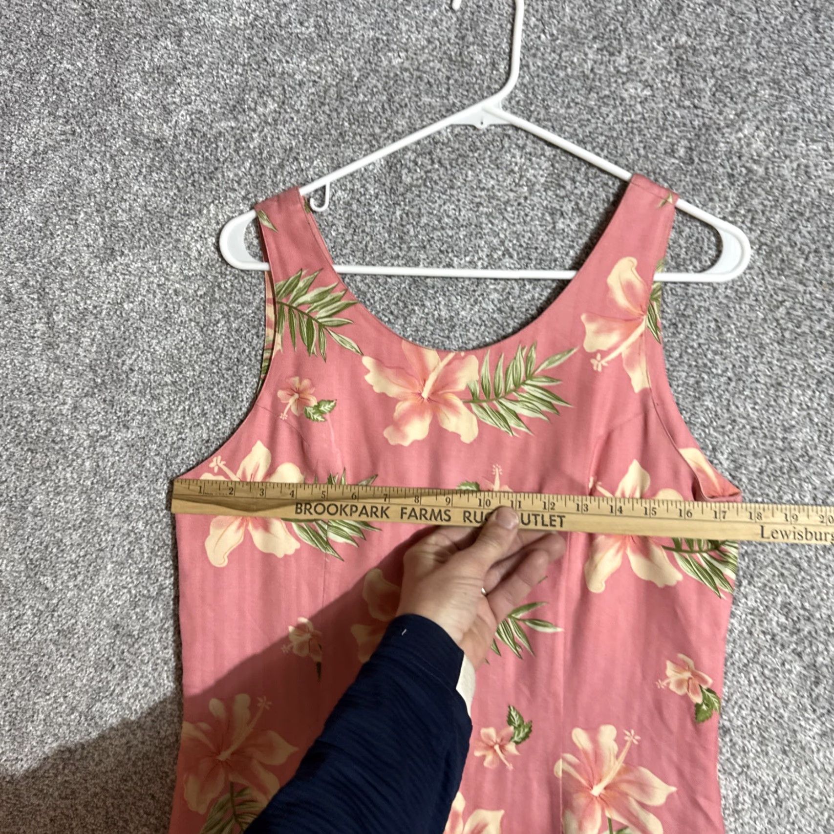 Vintage VINTAGE Silk Floral Dress Midi 90s Pineapple Moon Women M Pink Hawaiian Tropical Boho Resort Chamber Sheath Sleeveless Zip Scoop Neck Lightweight Size M / US 6-8 / IT 42-44 - 4 Thumbnail