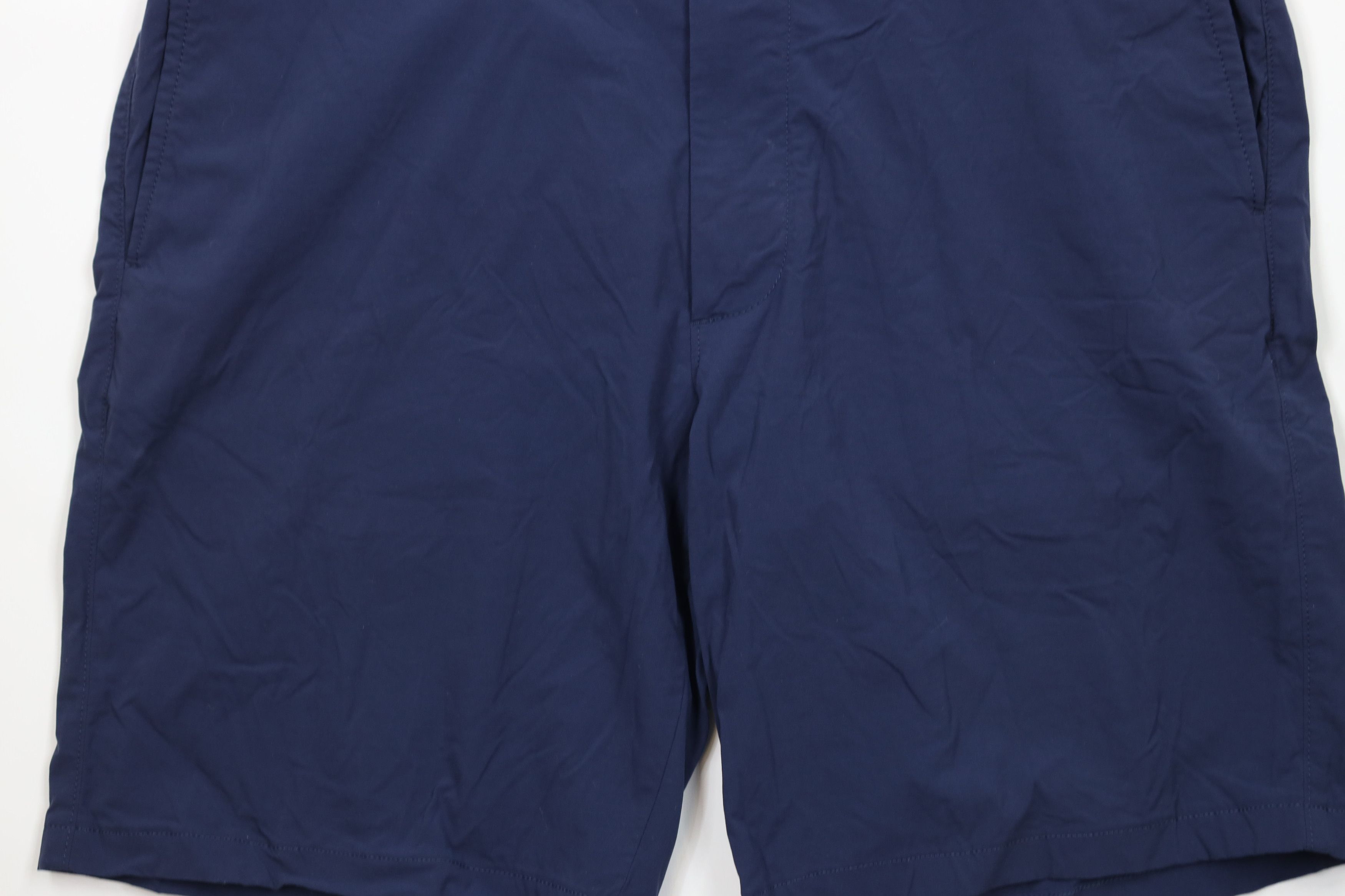 J.Crew × Vintage J Crew Tech Above Knee Golfing Golf Chino Shorts Navy Blue Size US 35 - 3 Thumbnail