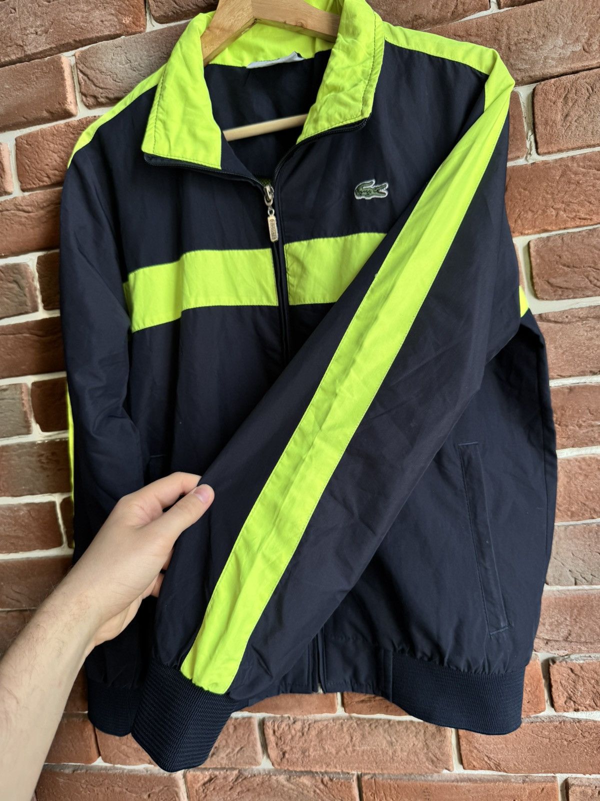 Lacoste Vintage Lacoste Andy Roddick Windbreaker Jacket Drill Size US S / EU 44-46 / 1 - 7 Thumbnail