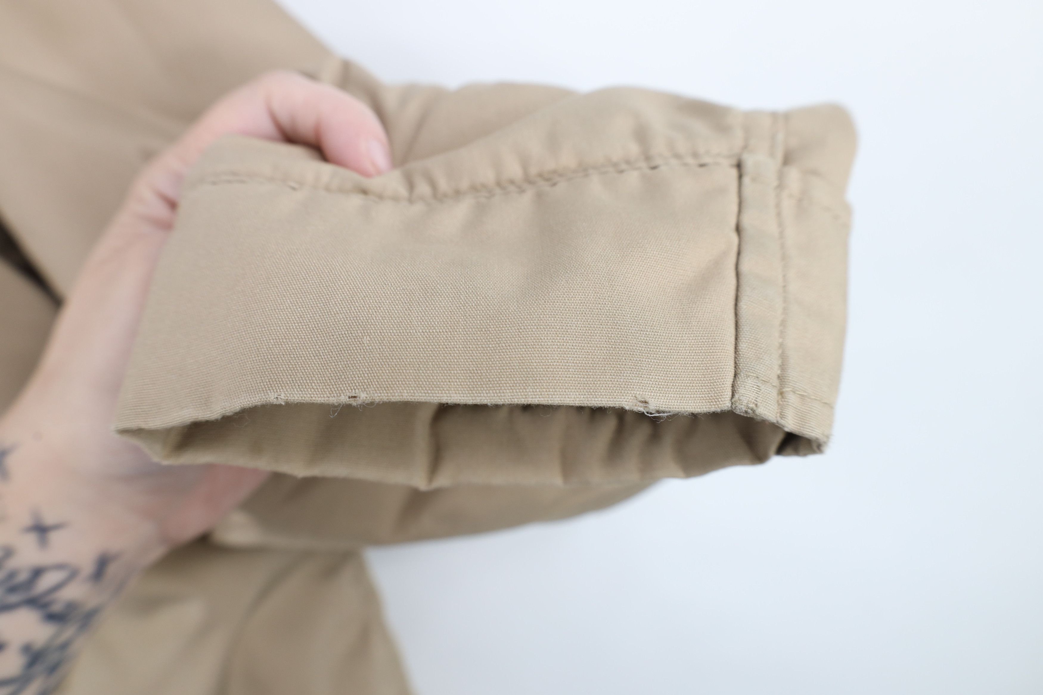 Woolrich Woolen Mills Vintage 90s Woolrich Wool Lined Parka Jacket Beige USA Size US M / EU 48-50 / 2 - 9 Thumbnail