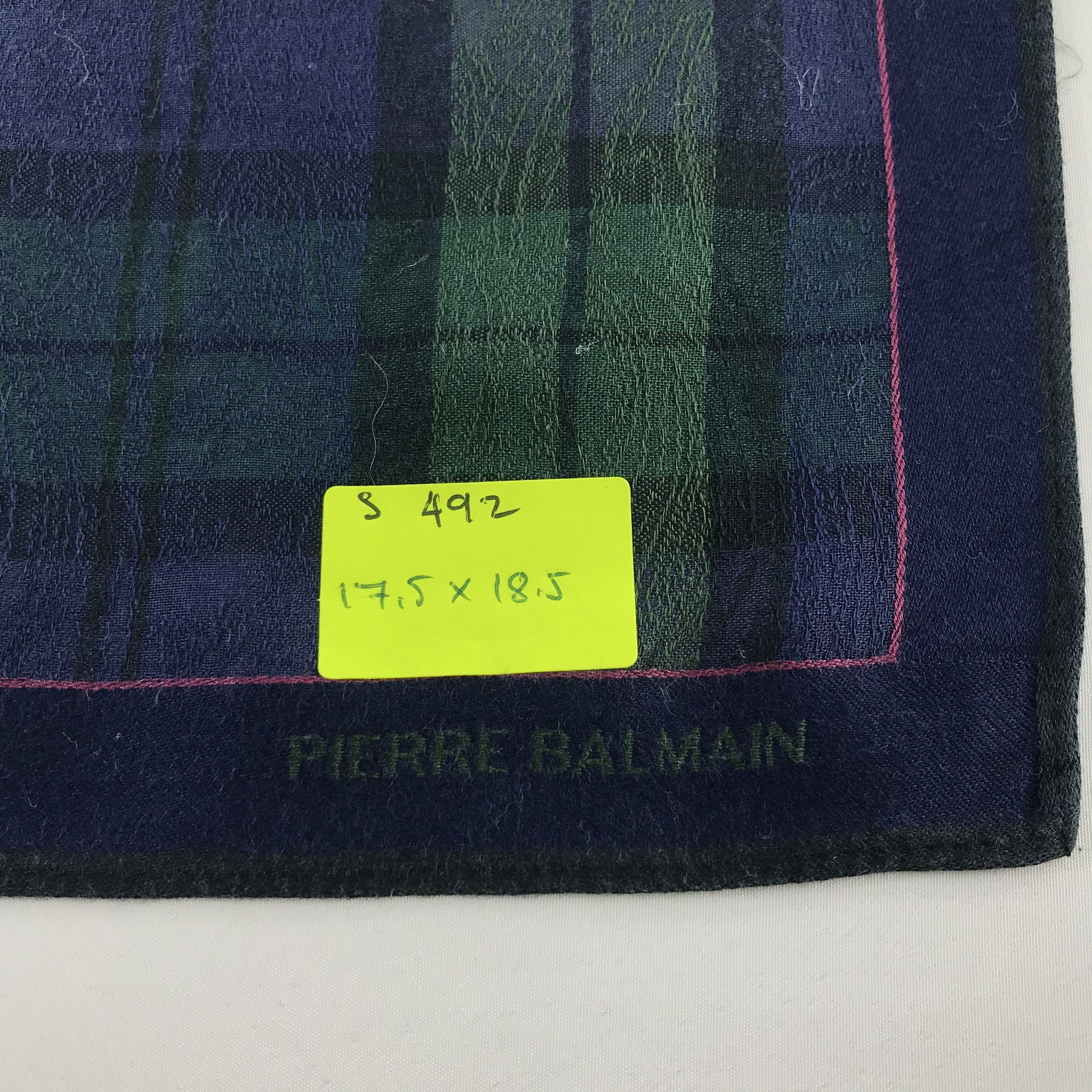 Pierre Balmain × Vintage Pierre Balmain Bandana / Handkerchief / Neckerchief - S492 Size ONE SIZE - 5 Thumbnail