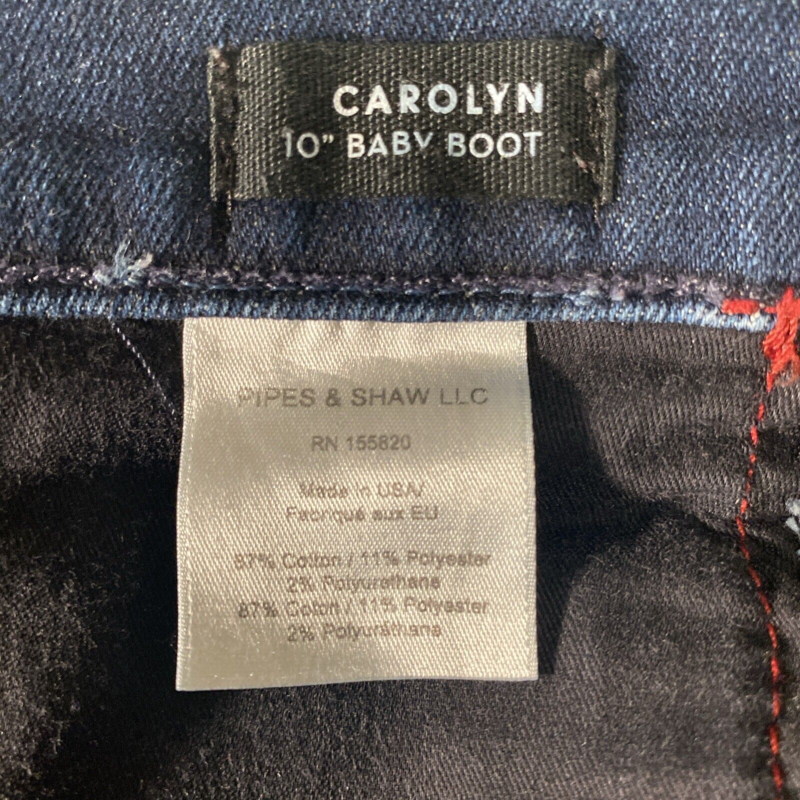 Veronica Beard Veronica Beard Carolyn Crop Baby Boot Jeans 27 Blue Tuxedo Size 27" / US 4 / IT 40 - 9 Thumbnail