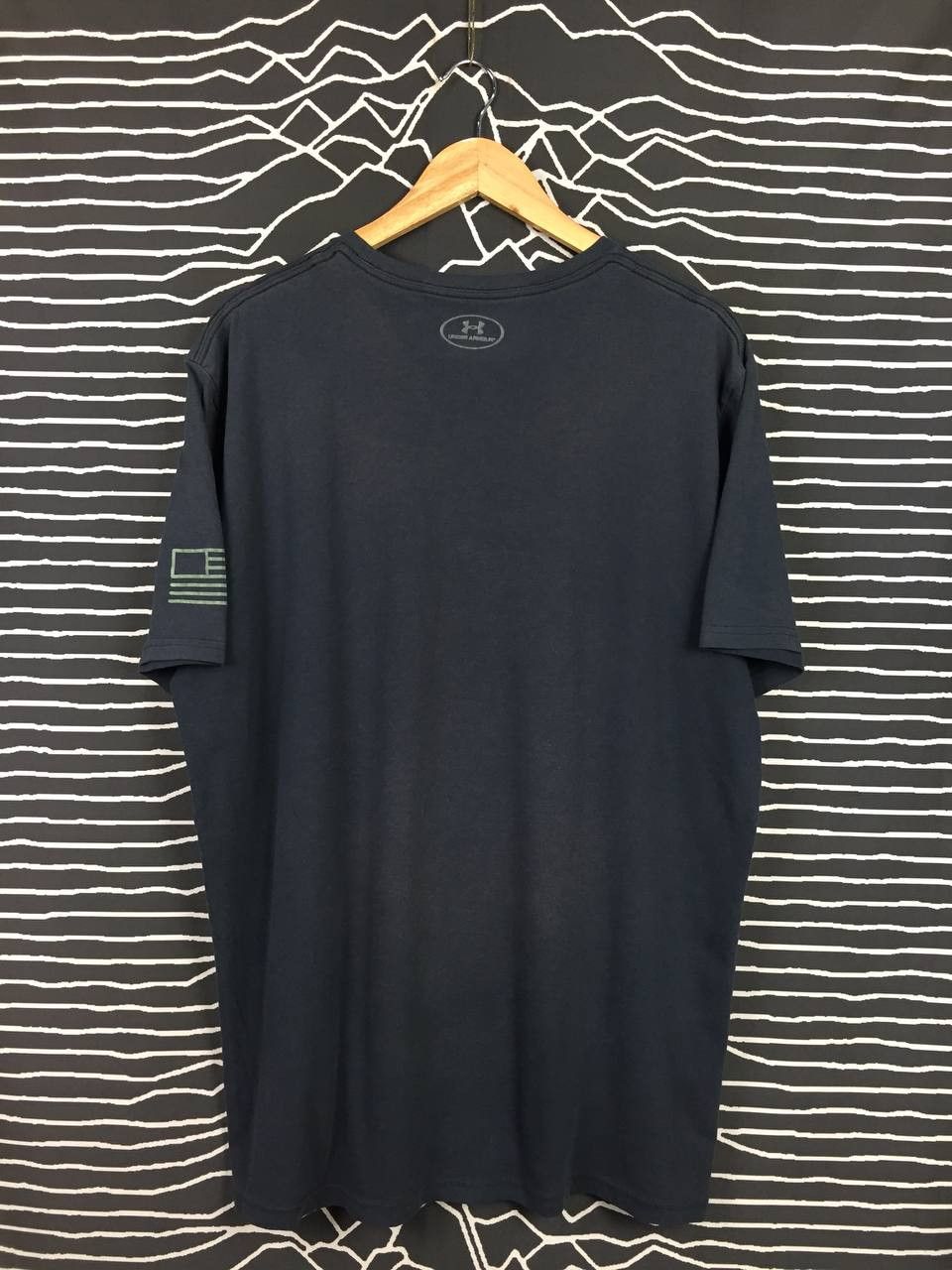Under Armour × Vintage Under Armour Land Of The Free Home Of The Brave Tee Size US XL / EU 56 / 4 - 6 Thumbnail