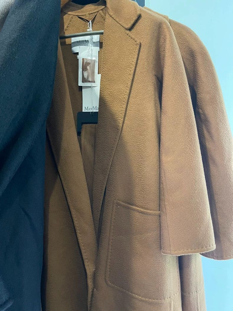 Max Mara Max Mara Black Caramel New Cashmere Coat Size M / US 6-8 / IT 42-44 - 4 Thumbnail