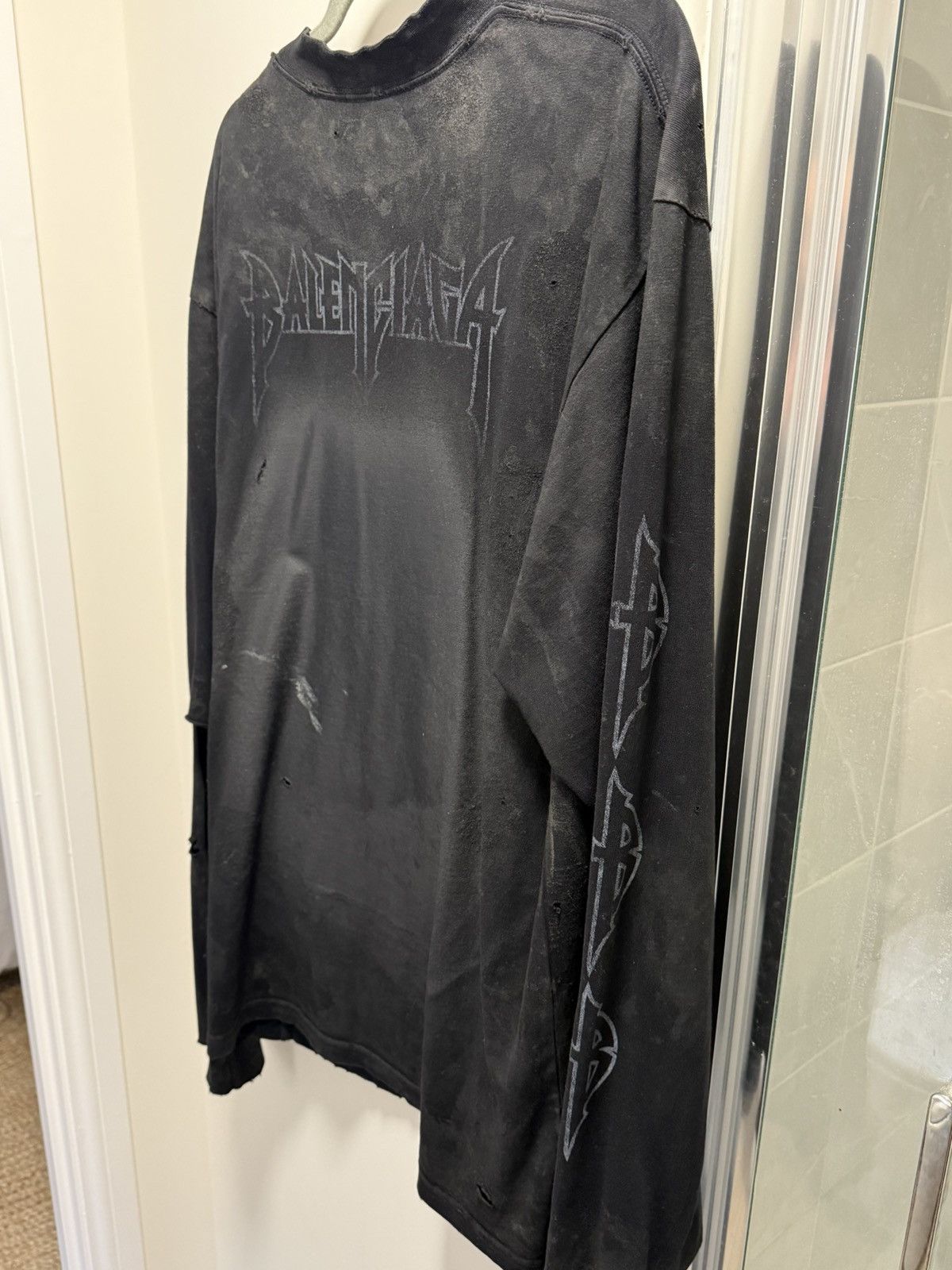 Balenciaga Balenciaga Paris moon longsleeve Size US XS / EU 42 / 0 - 7 Thumbnail