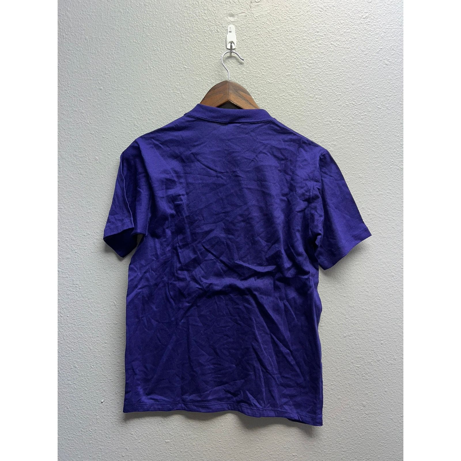 Jerzees 90s Vintage Jerzees Purple Blank USA Made 50/50 Shirt VTG M1 Size US M / EU 48-50 / 2 - 7 Thumbnail