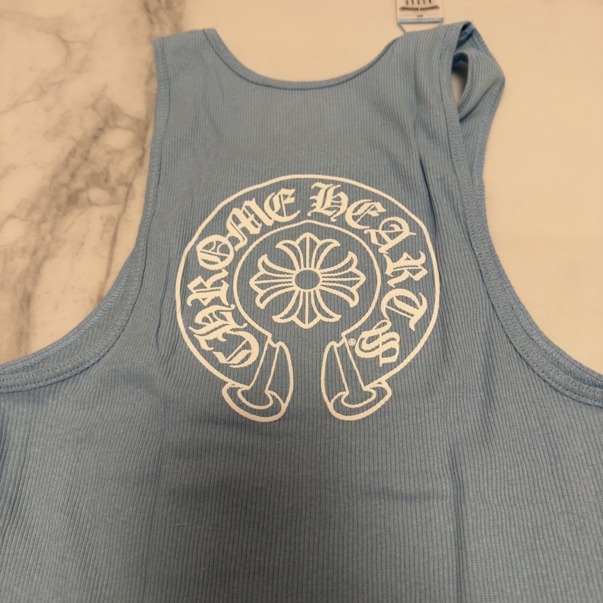 Chrome Hearts CHROME HEARTS BABY BLUE TANK TOP XL 🚫READ DESCRIPTION🚫 Size US XL / EU 56 / 4 - 12 Thumbnail