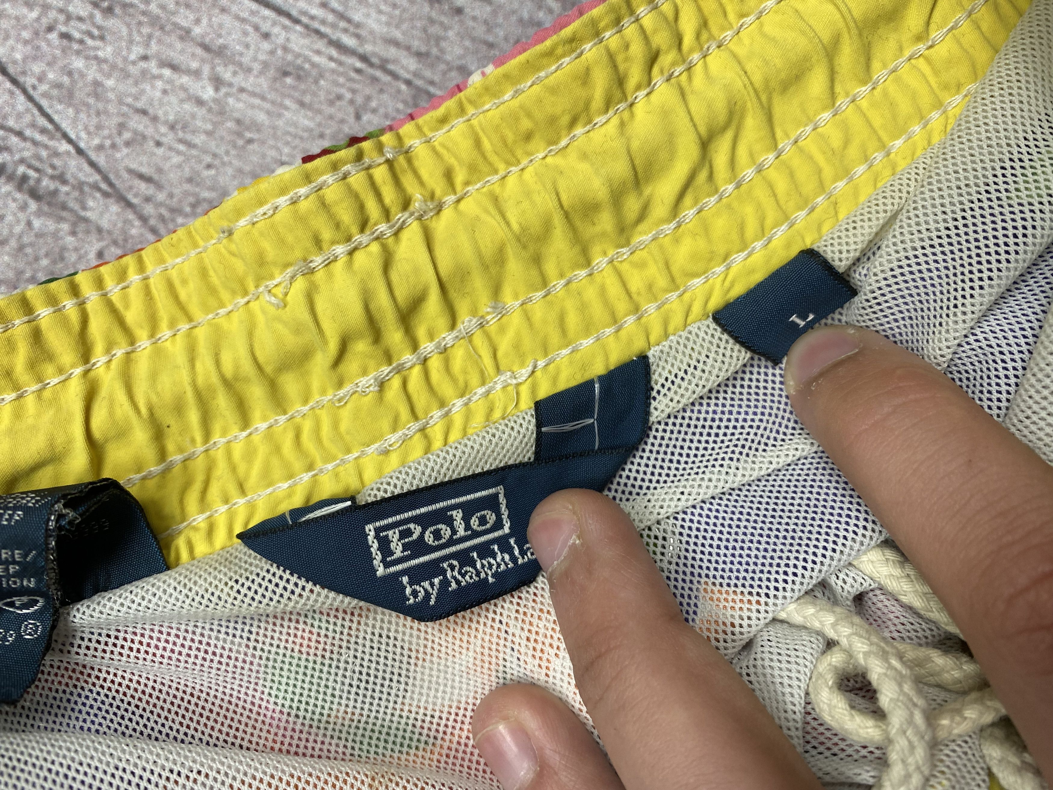 Polo Ralph Lauren × Ralph Lauren × Vintage Polo Ralph Lauren Vintage Mens Nylon Swimming Shorts Size US 34 / EU 50 - 3 Thumbnail