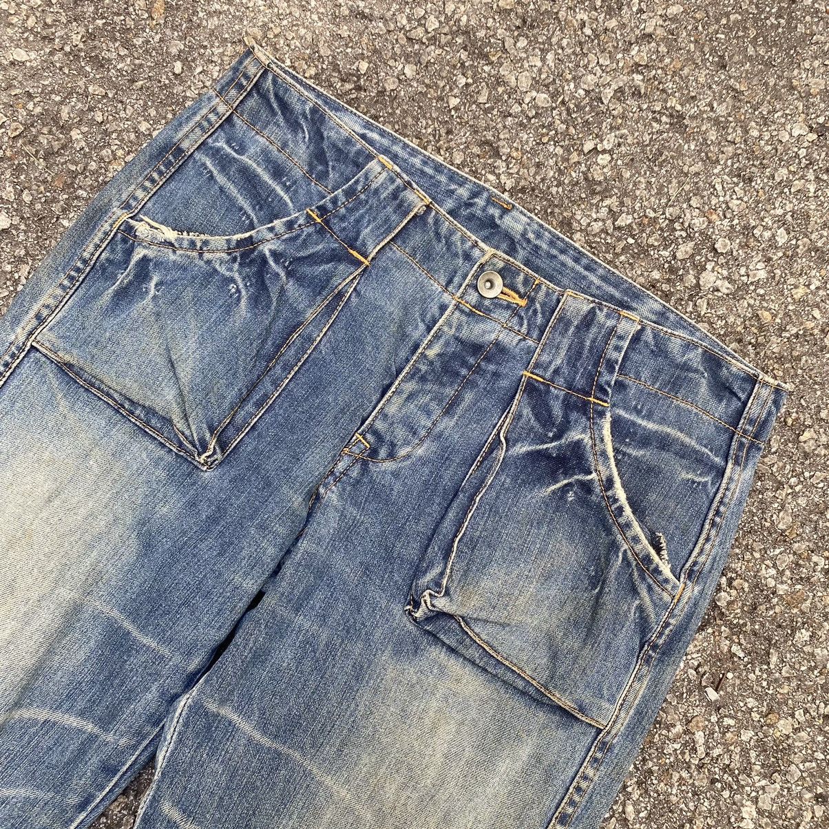 Johnbull John Bull Japan Bush Pants Low Rise Jeans Size US 28 / EU 44 - 4 Thumbnail