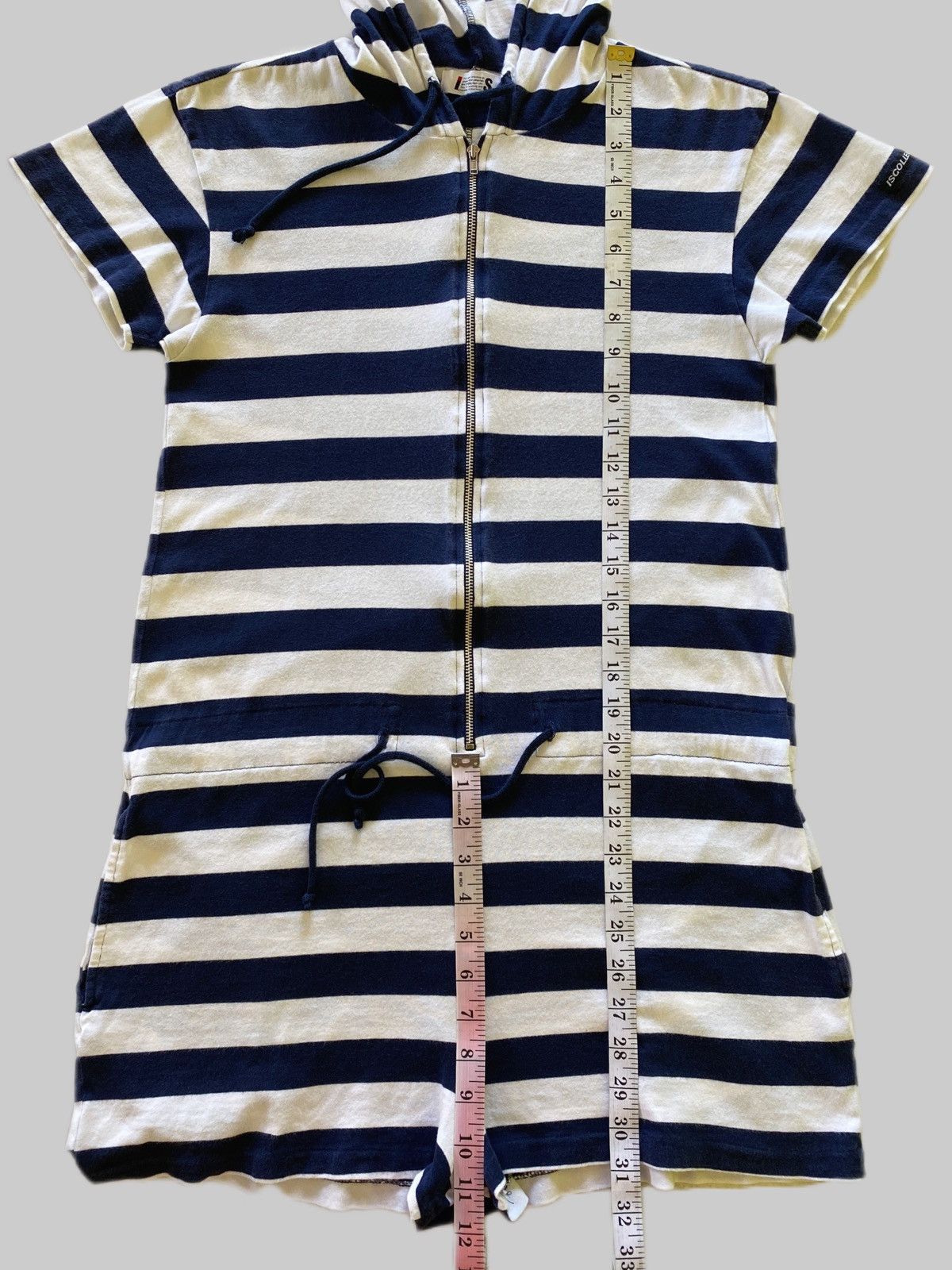 Issey Miyake HARD TO FIND❗️I.S Collection-Tsumori Chisato Striped Rompers Size 27" / US 4 / IT 40 - 6 Thumbnail
