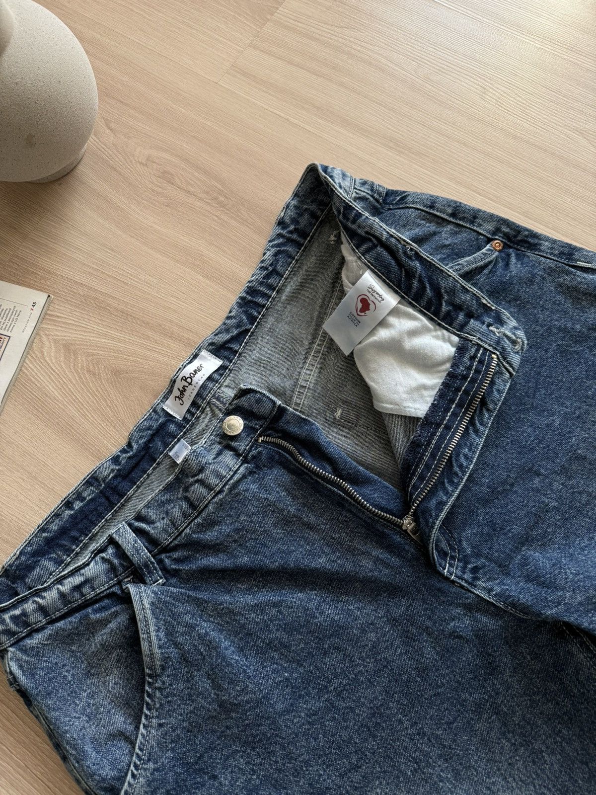 If Six Was Nine Vintage John Baner Baggy Jeans Style JNCO Size US 36 / EU 52 - 6 Thumbnail