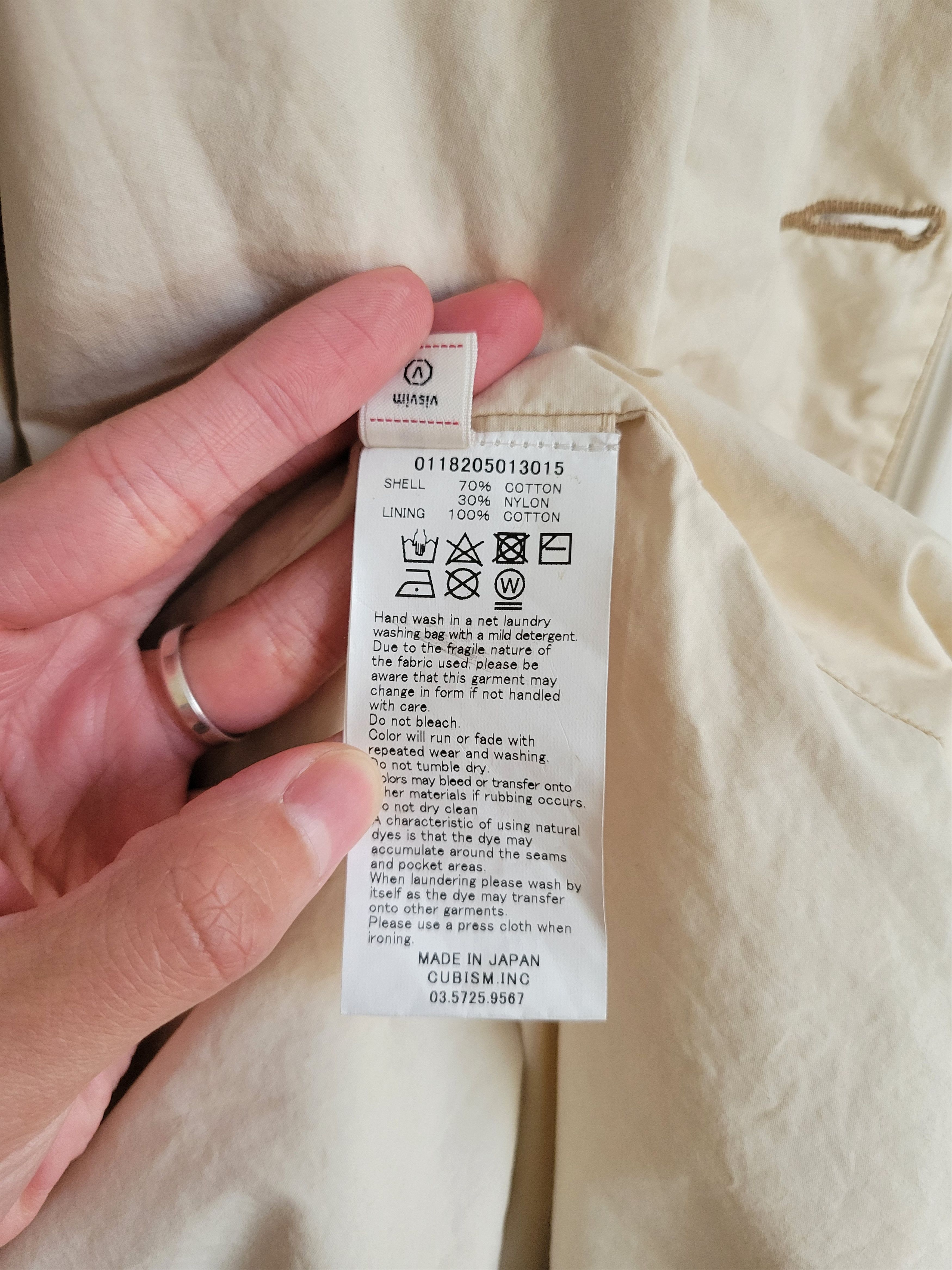 Visvim visvim fw18 GREASE MONKEY COAT (GIZA C/NY) F.I.L. EXCLUSIVE Size US S / EU 44-46 / 1 - 13 Thumbnail