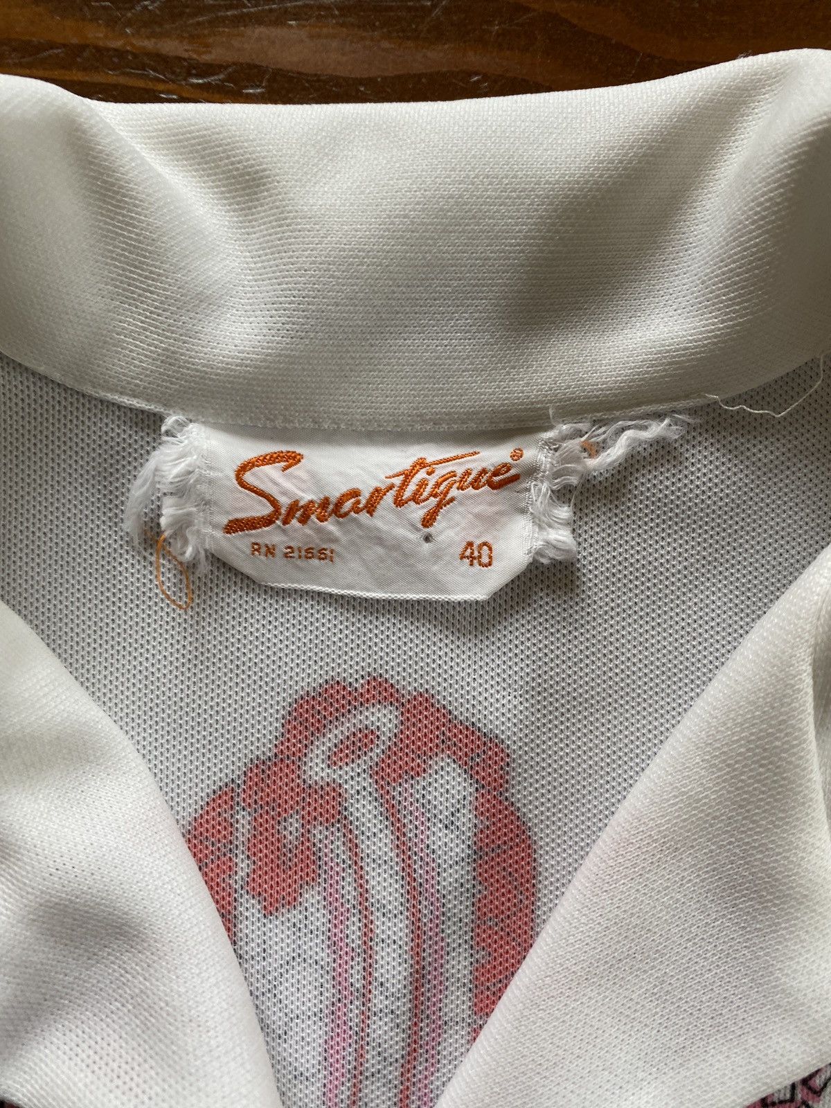 Retrofit × Vintage Vintage 60’s Smartique Stain Glass Pattern Poly Button Up Size L / US 10 / IT 46 - 4 Thumbnail