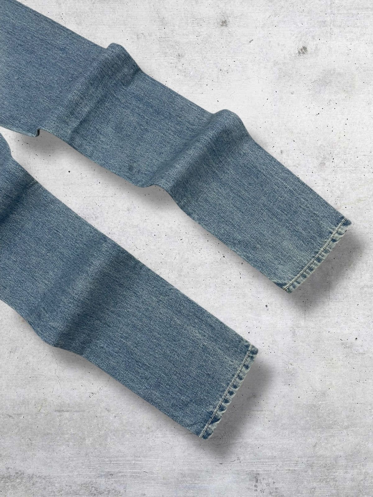Japanese Brand VINTAGE JAPAN OG BLU BLUE 90S DESIGNER BLUE WASHED DENIM Size US 27 - 12 Thumbnail