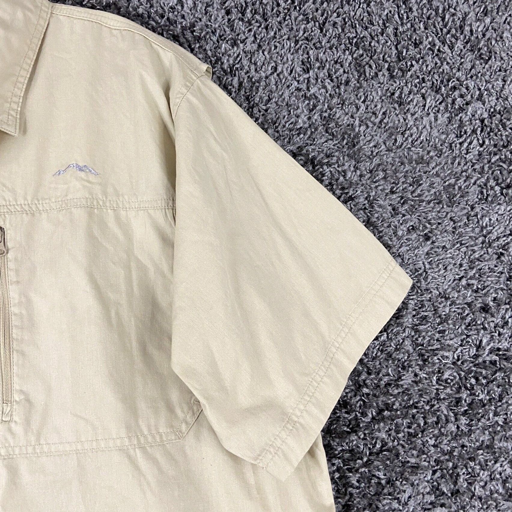 Vintage Rustic Ridge Men’s 2XL Beige Button-Down Outdoor Shirt Size US XXL / EU 58 / 5 - 6 Thumbnail