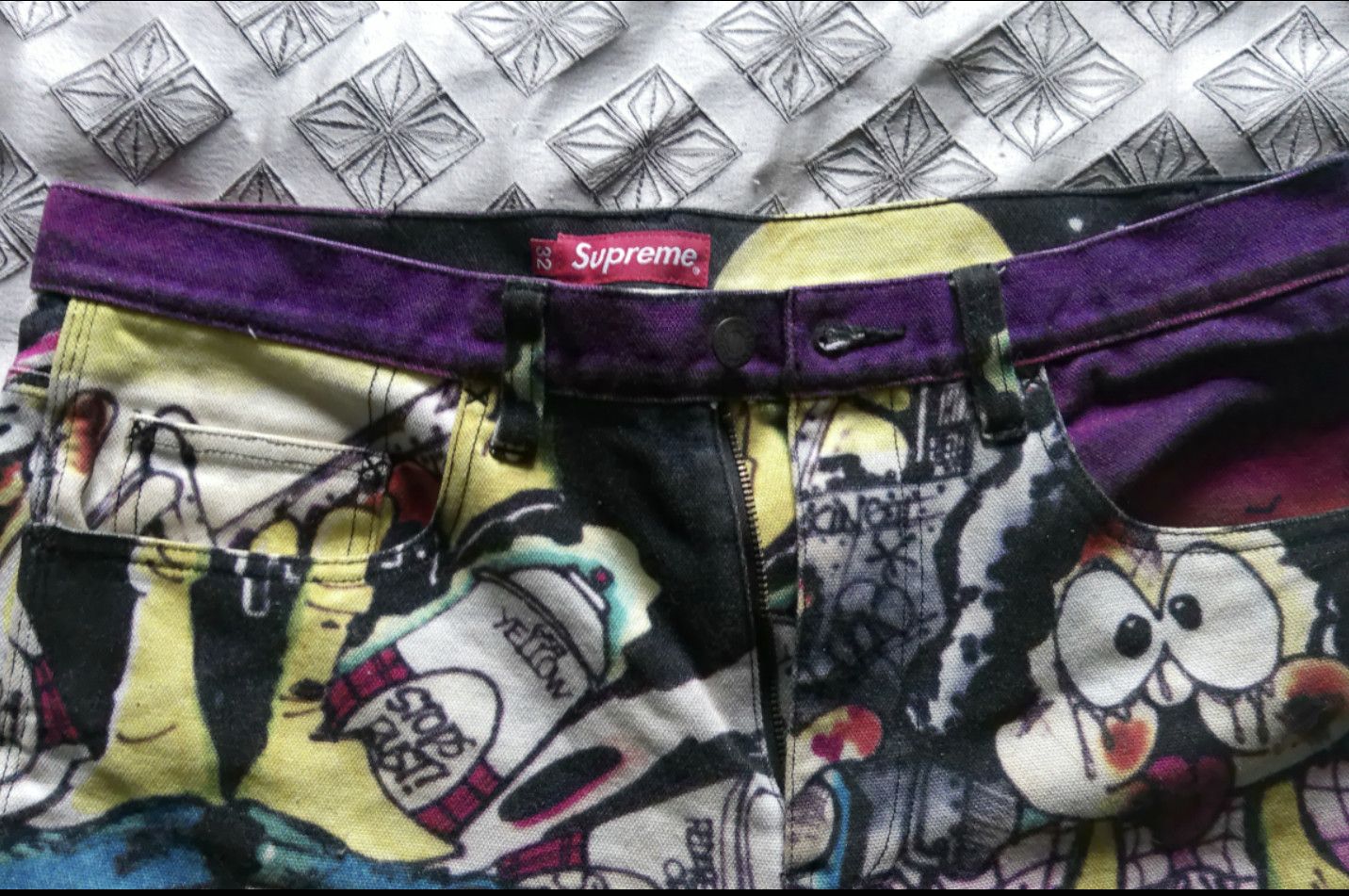 Supreme Supreme Carpenter Graffiti Pants Size US 32 / EU 48 - 4 Thumbnail