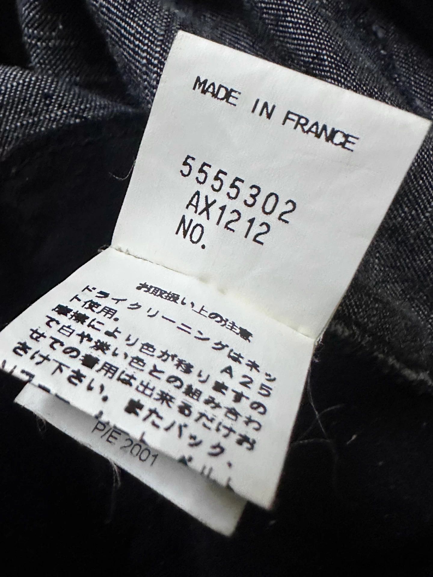 Lemaire LEMAIRE Early 2001S/S Denim Straight Skirt Women's Size 25" / US 0 / IT 36 - 4 Thumbnail