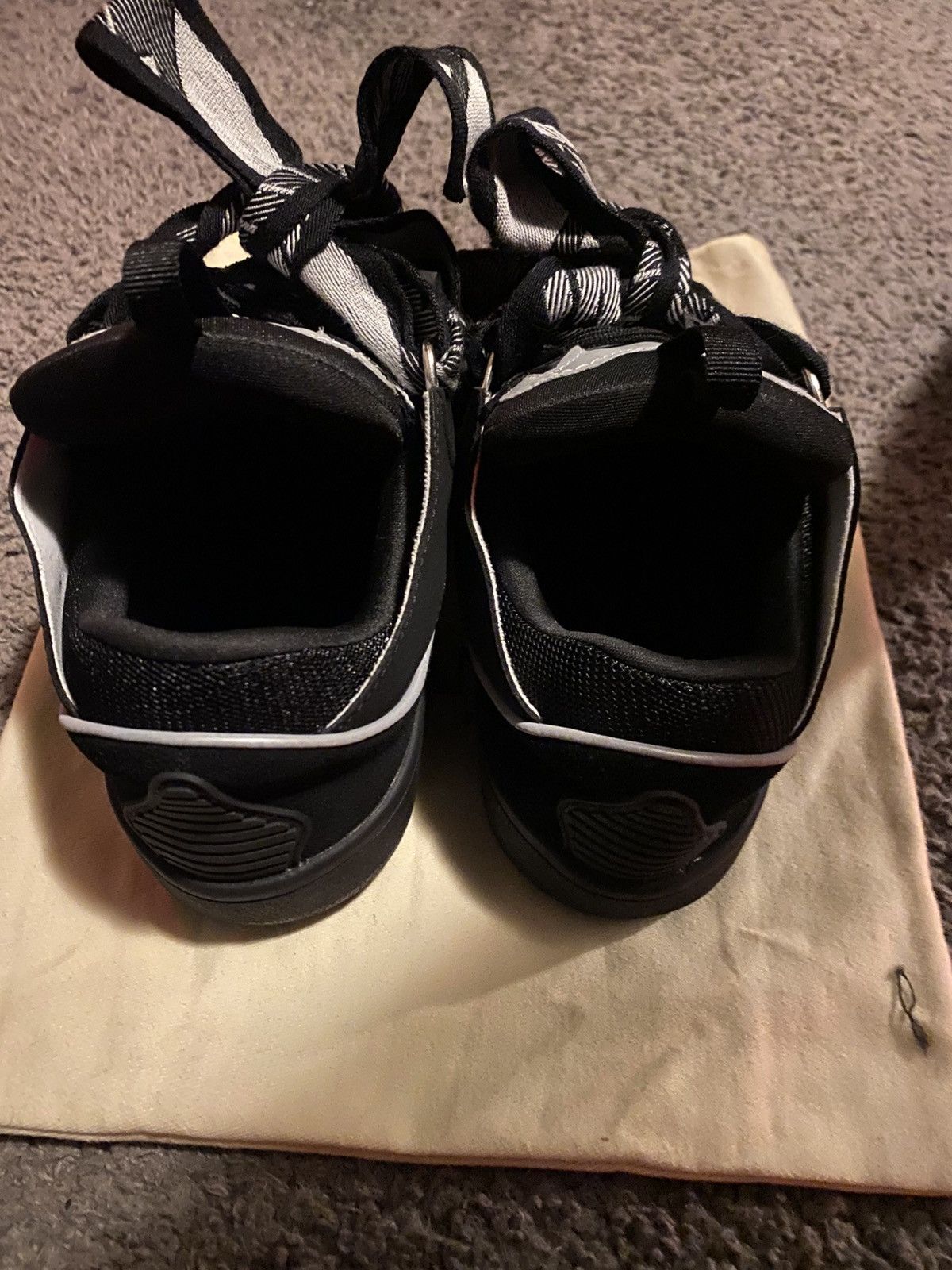 Lanvin Lanvin Curb Sneaker Black/Grey Size US 8 / IT 38 - 4 Thumbnail