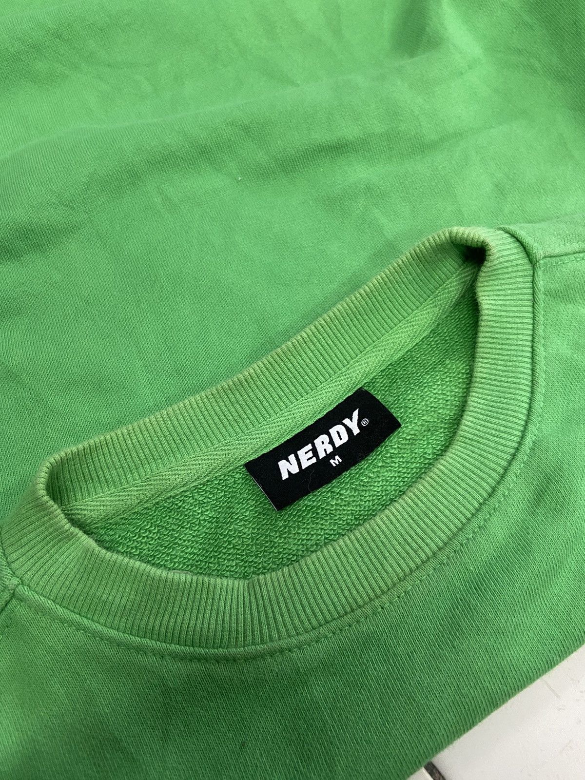 Japanese Brand NERDY STREETWEAR GREEN SWEATSHIRT Size US M / EU 48-50 / 2 - 8 Thumbnail