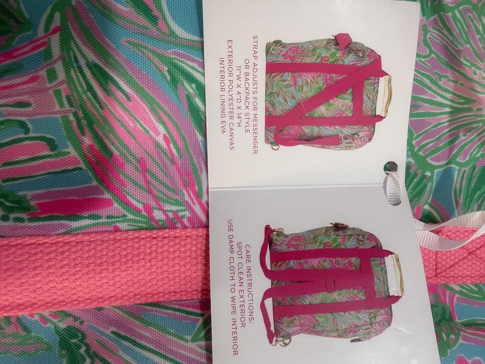 Other NWT Lilly Pulitzer Backpack Cooler Best Fishes Size ONE SIZE - 9 Thumbnail
