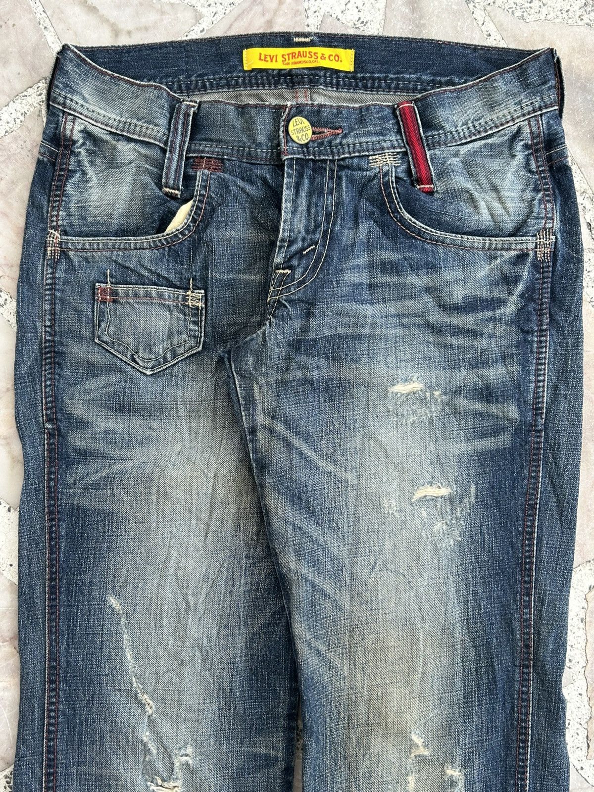 Levi's Levis Vintage Blush Ripped Denim Size 27" / US 4 / IT 40 - 4 Thumbnail