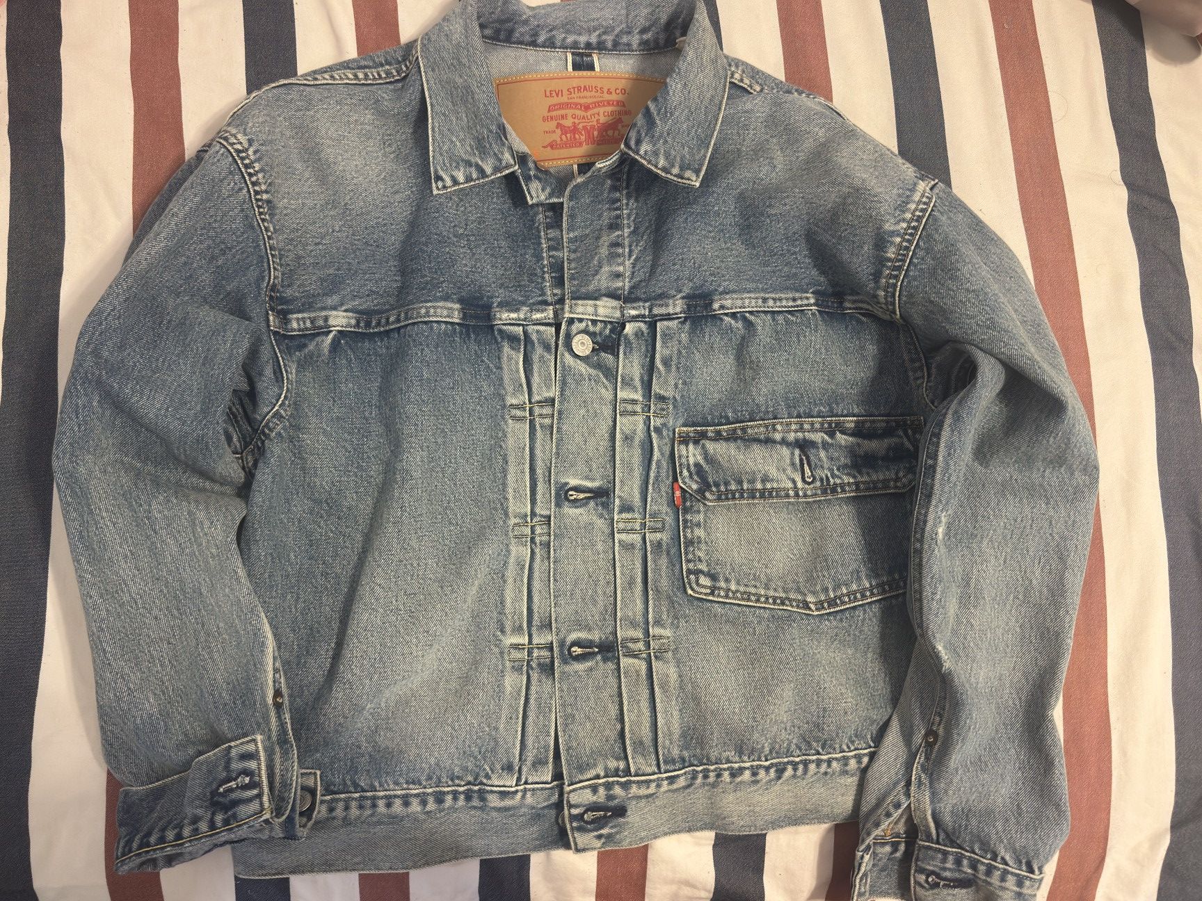 Beams Japan × Levi's Levi’s × BEAMS “Super Wide” Denim Jacket Type II Size S Size US S / EU 44-46 / 1 - 1 Thumbnail