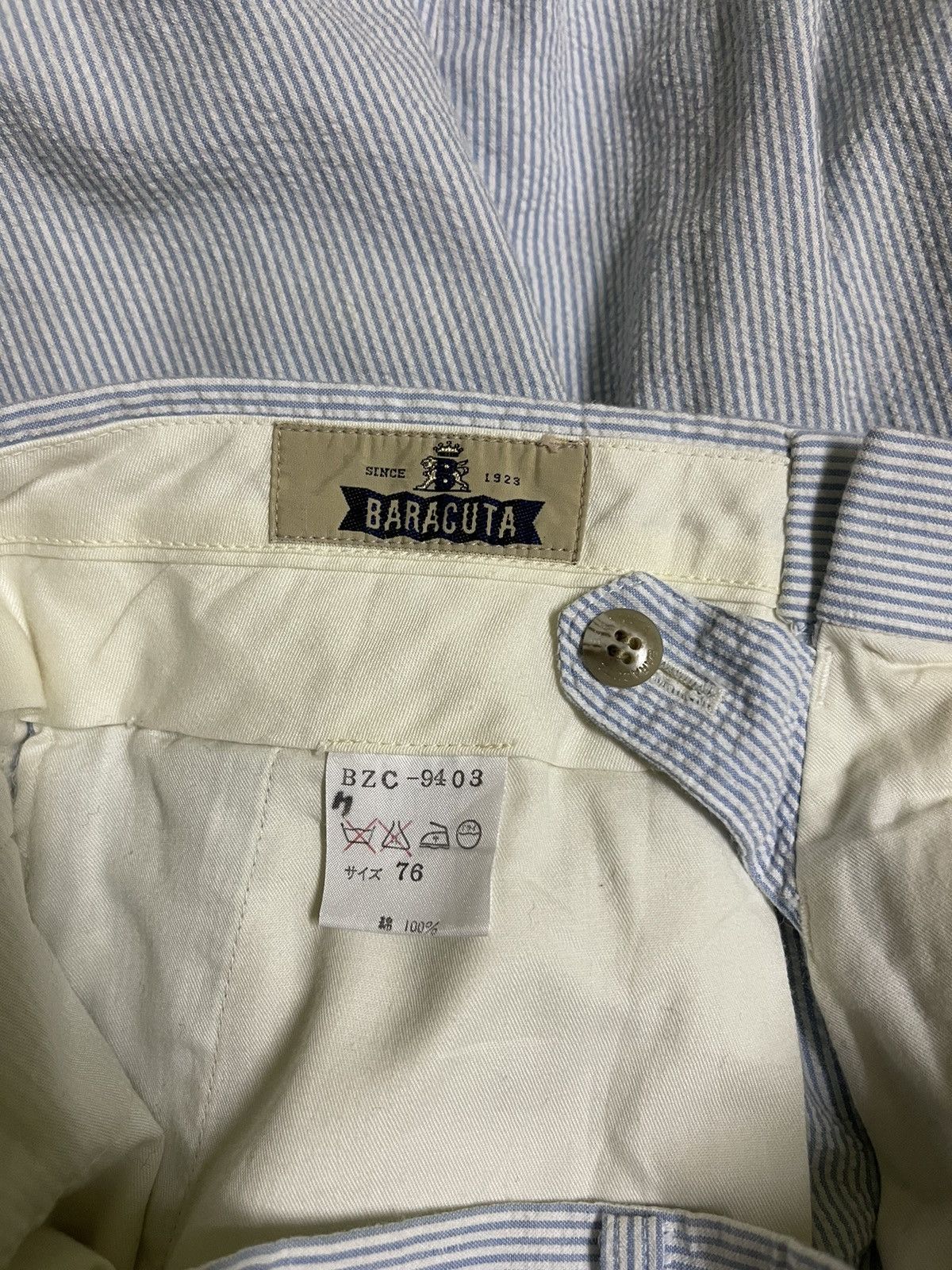 Baracuta Baracuta Striped Pants Side Adjusters Size US 28 / EU 44 - 15 Thumbnail