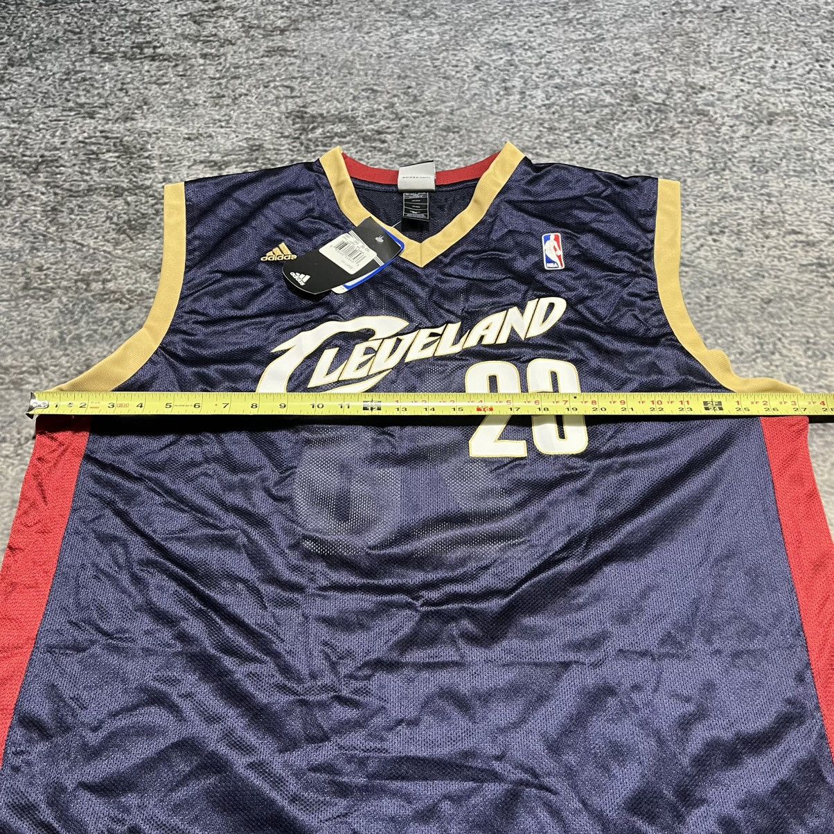 NBA Vintage Lebron James Cleveland Cavaliers Adidas NBA Jersey Size US XXL / EU 58 / 5 - 11 Thumbnail