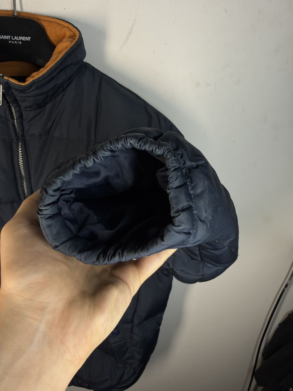 Yves Saint Laurent Puffer YSL Down Jacket Winter Blue Bomber Zip Up Size US M / EU 48-50 / 2 - 13 Thumbnail