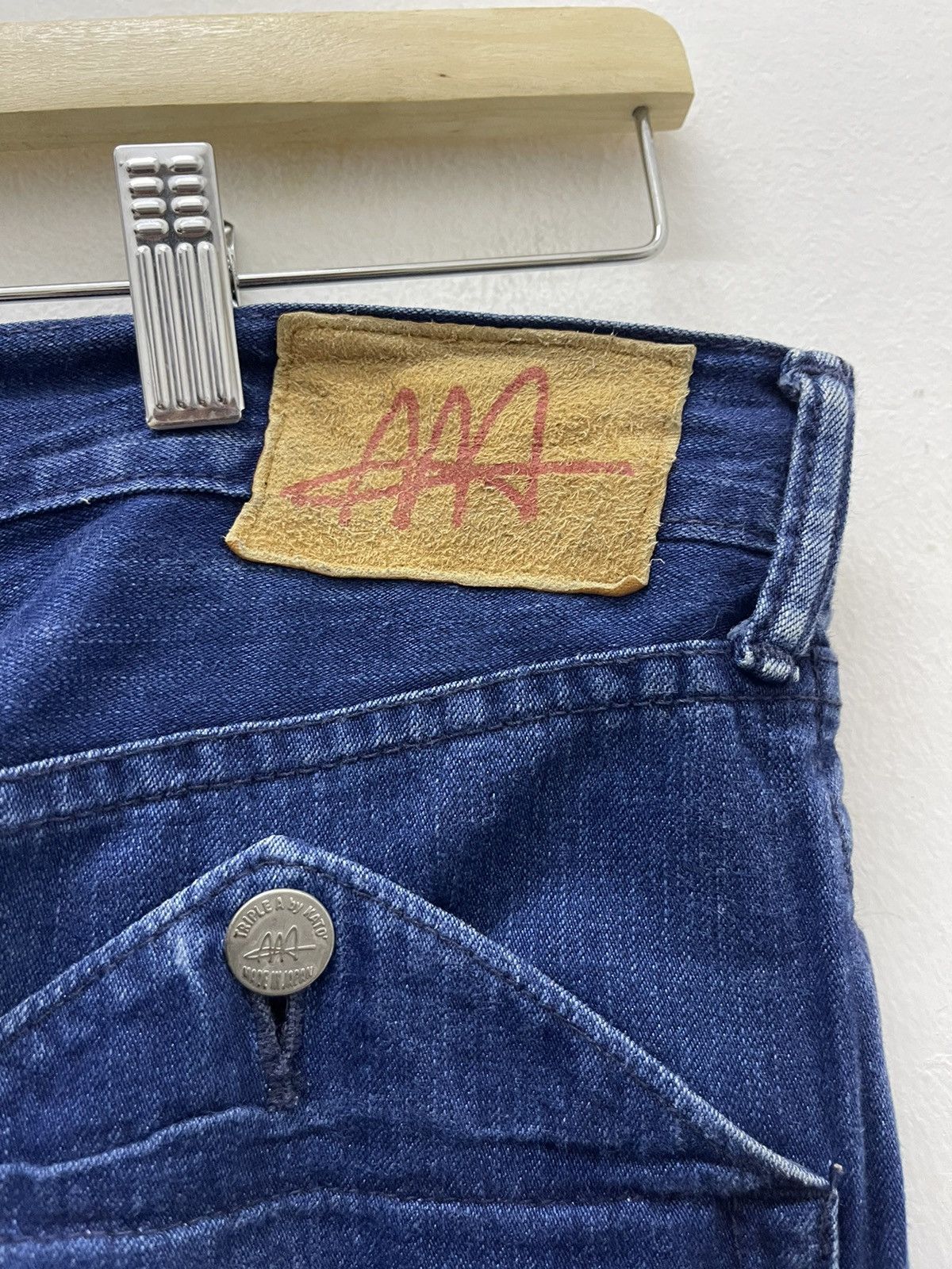 KATO Rare TRIPLE A By KATO Hidden Rivets Selvedge Made in Japan Size US 30 / EU 46 - 4 Thumbnail