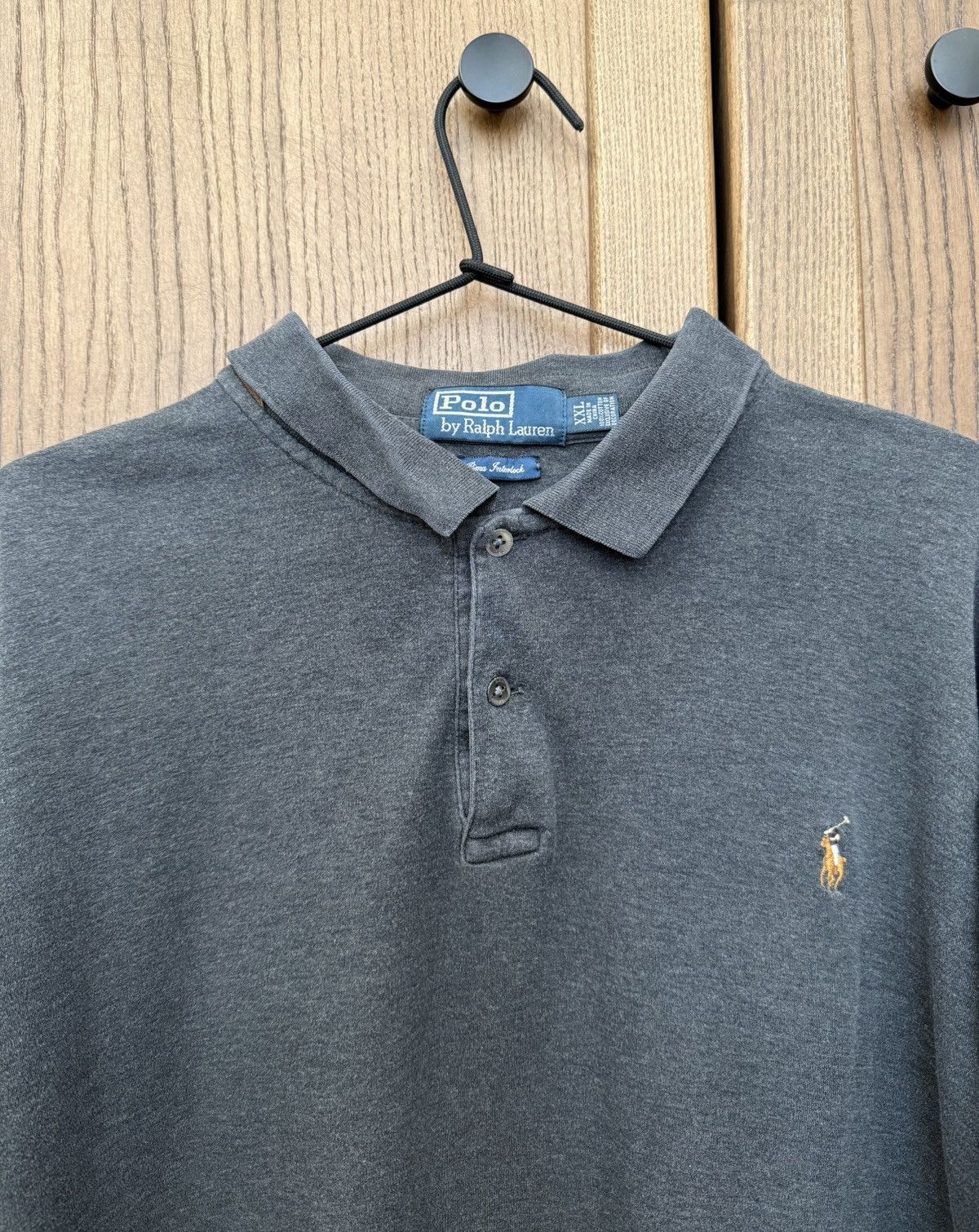 Polo Ralph Lauren Vintage Polo Ralph Lauren Gray Rugby Long Sleeve T-Shirt Size US XXL / EU 58 / 5 - 5 Thumbnail