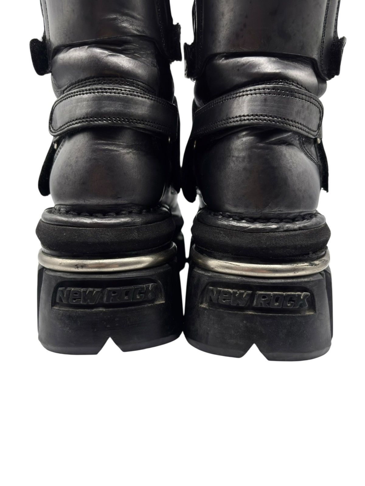 New Rock Vintage New Rock knee high terminator boots grey Size 38 Size US 8 / IT 38 - 5 Thumbnail