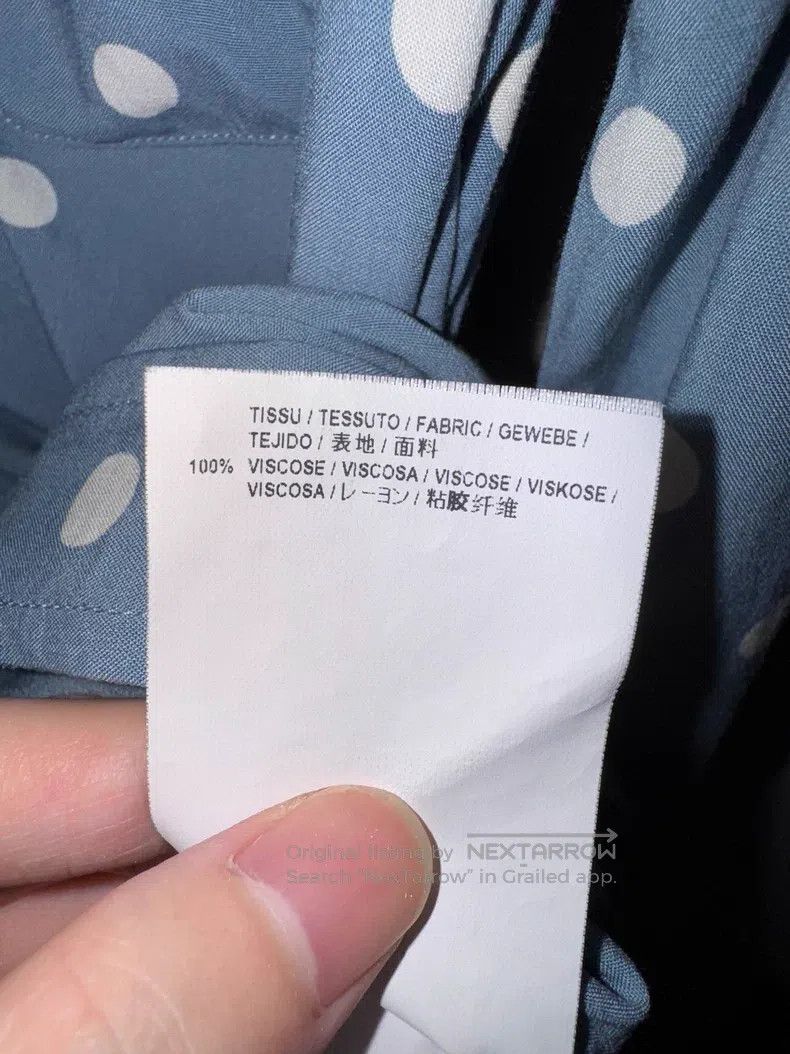 Saint Laurent Paris Saint Laurent Paris size 37 Mist Blue Destroyed Frayed Pol Size US S / EU 44-46 / 1 - 6 Thumbnail