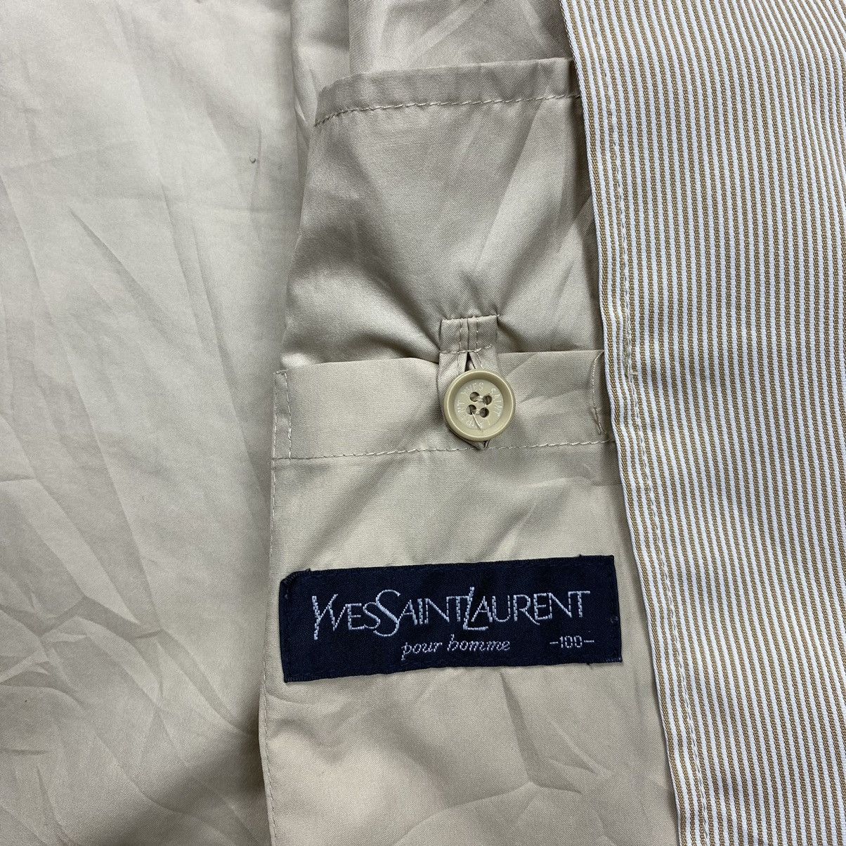 Vintage × Yves Saint Laurent vintage 90s Yves saint laurent light jacket Size US M / EU 48-50 / 2 - 7 Thumbnail