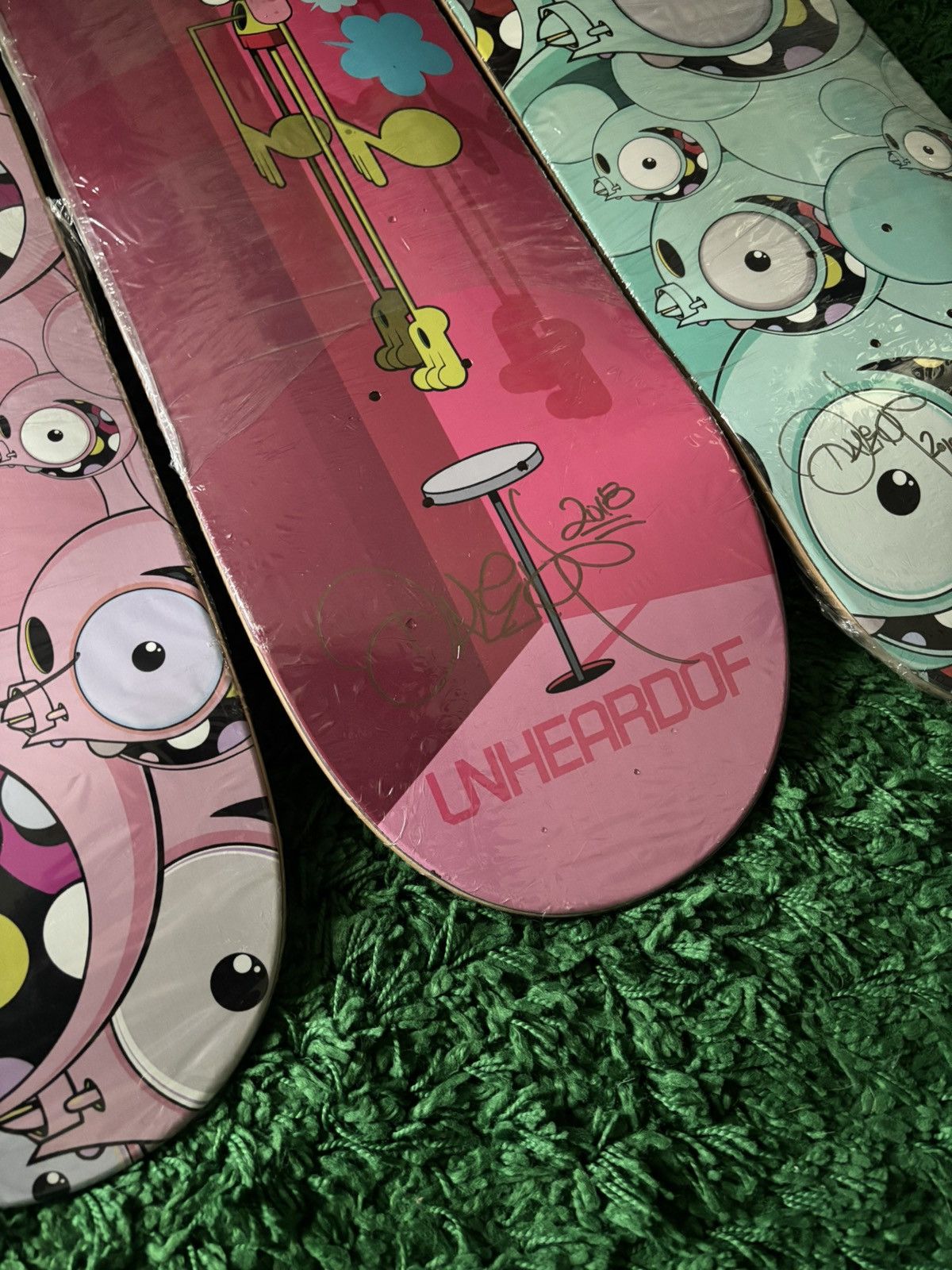 Other SIGNED 2018 Dalek x UnheardOf Skate Deck Set Size ONE SIZE - 6 Thumbnail