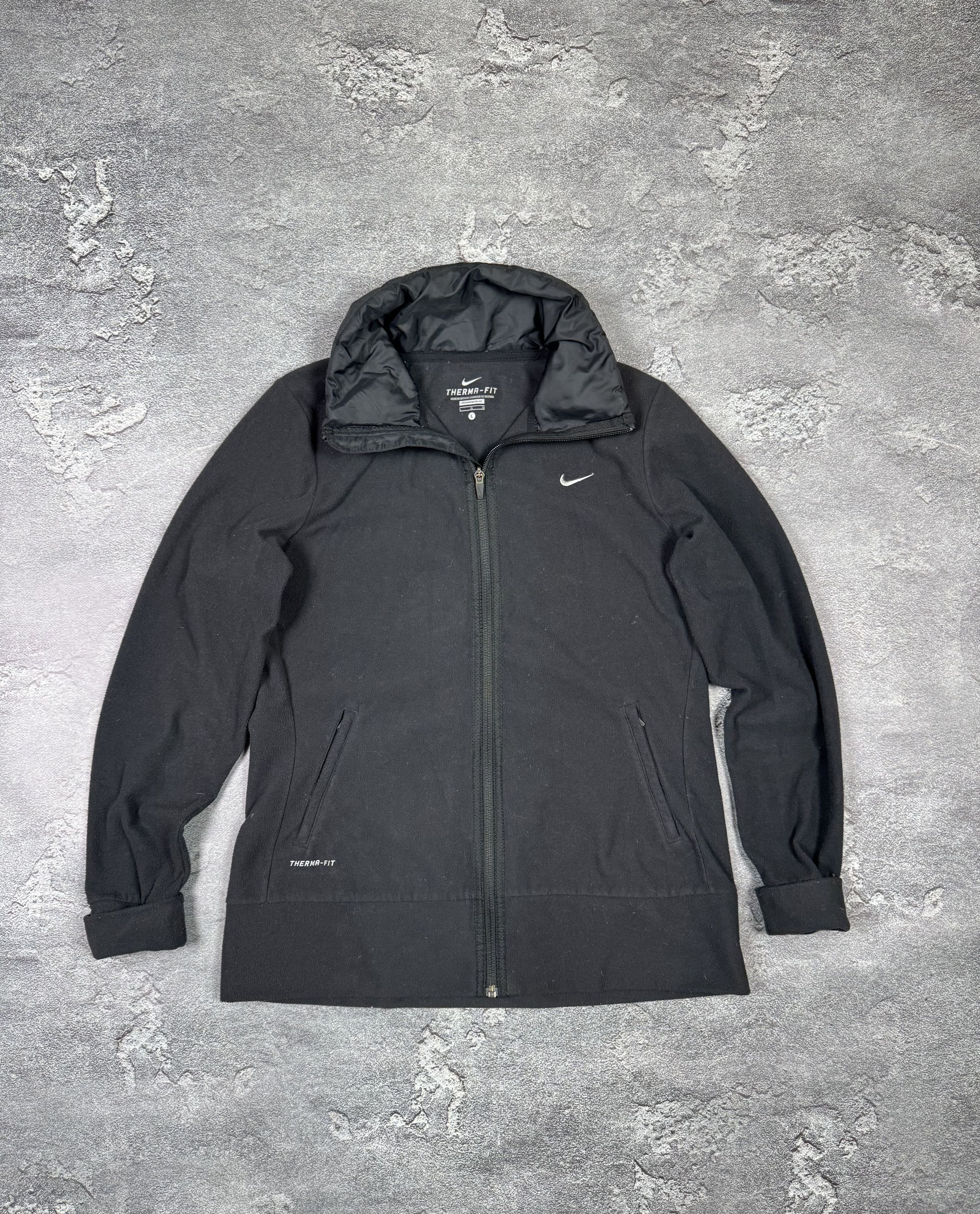 Nike Nike Fleece Sweatshirt Nylon Collared Size L Streetwear Size US L / EU 52-54 / 3 - 1 Thumbnail