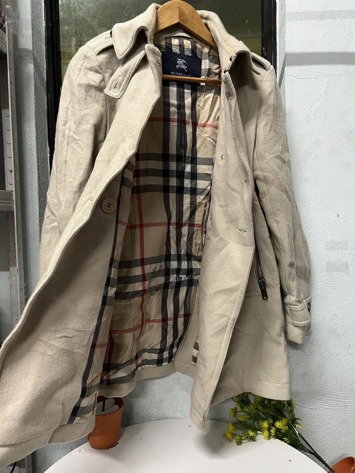 Burberry × Vintage Vintage Burberry Coat Like Jacket Size M / US 6-8 / IT 42-44 - 3 Thumbnail