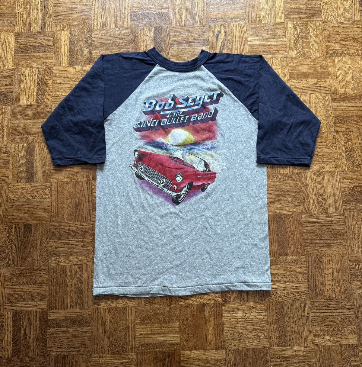 Vintage Vintage Bob Seger 1983 The Distance Tour Baseball Tee Size US XL / EU 56 / 4 - 1 Thumbnail