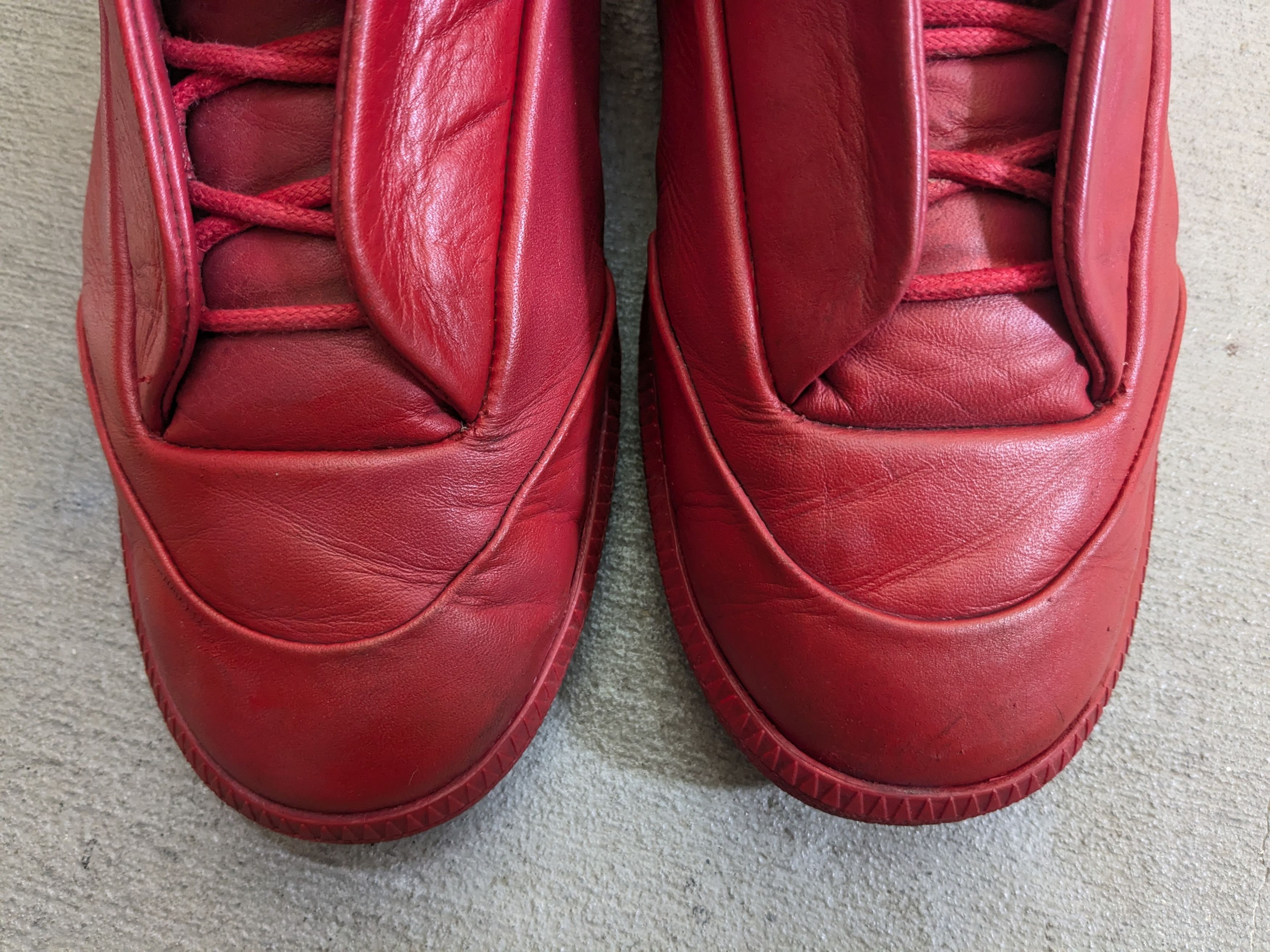 Maison Margiela Maison Margiela Future High Tops Red 9.5 42.5 High Leather Size US 9.5 / EU 42-43 - 5 Thumbnail
