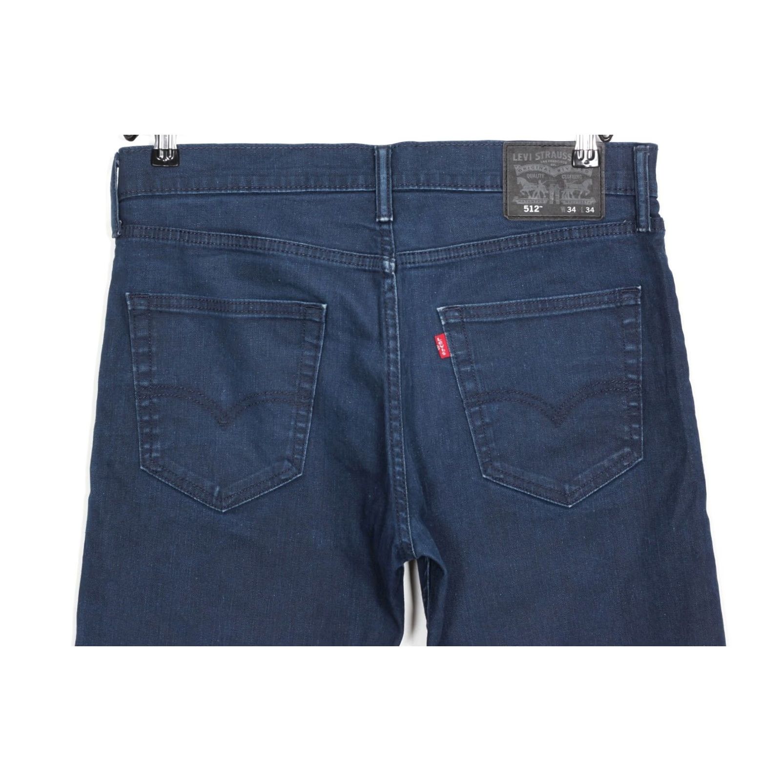 Levi's LEVI’S 512 Slim Taper Jeans Men 34 W ~32 L Stretch DZ7649 Denim Blue 5-Pocket Rise Mid 512 Model Size US 34 / EU 50 - 3 Thumbnail