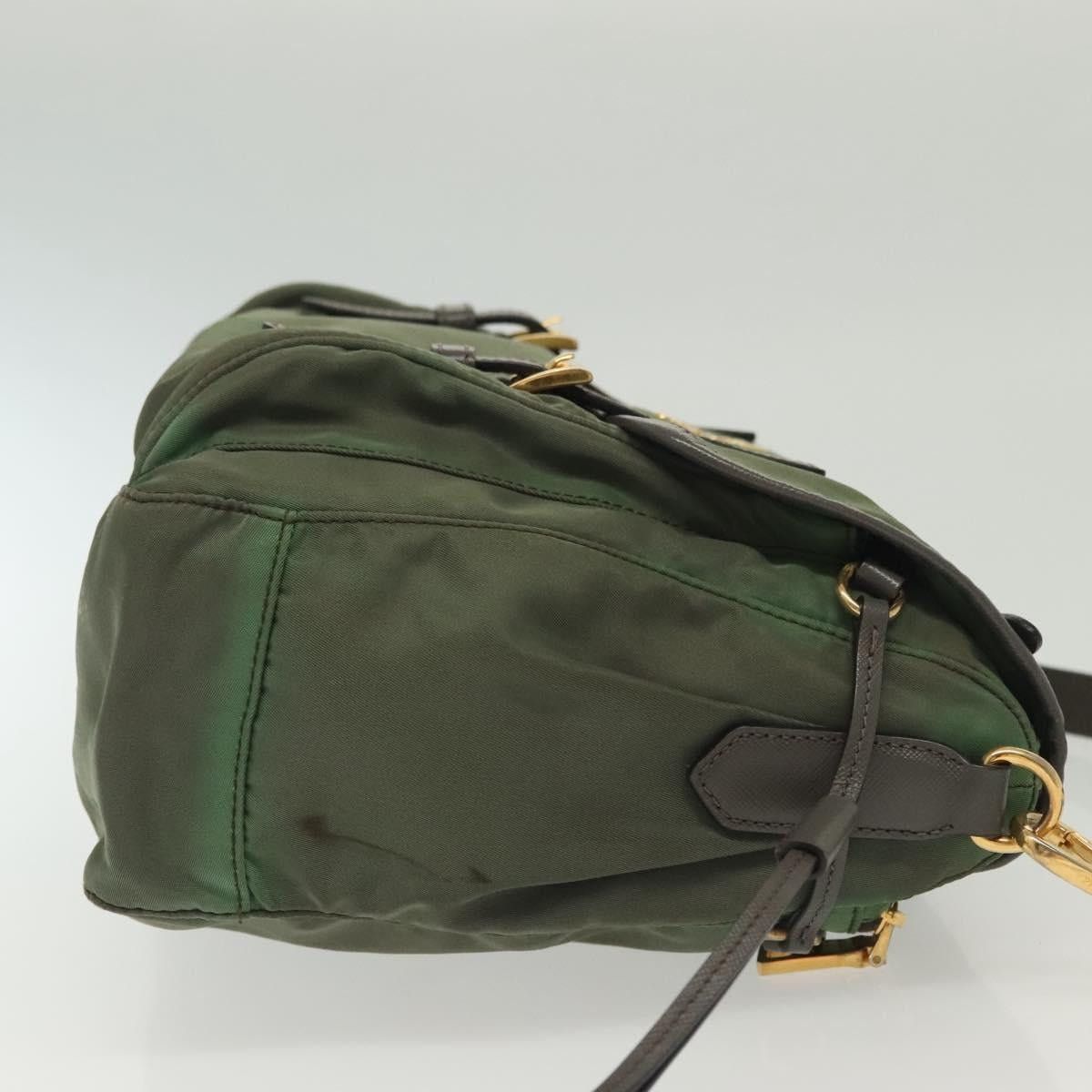 Prada PRADA Shoulder Bag Nylon Khaki Gold Size ONE SIZE - 4 Thumbnail