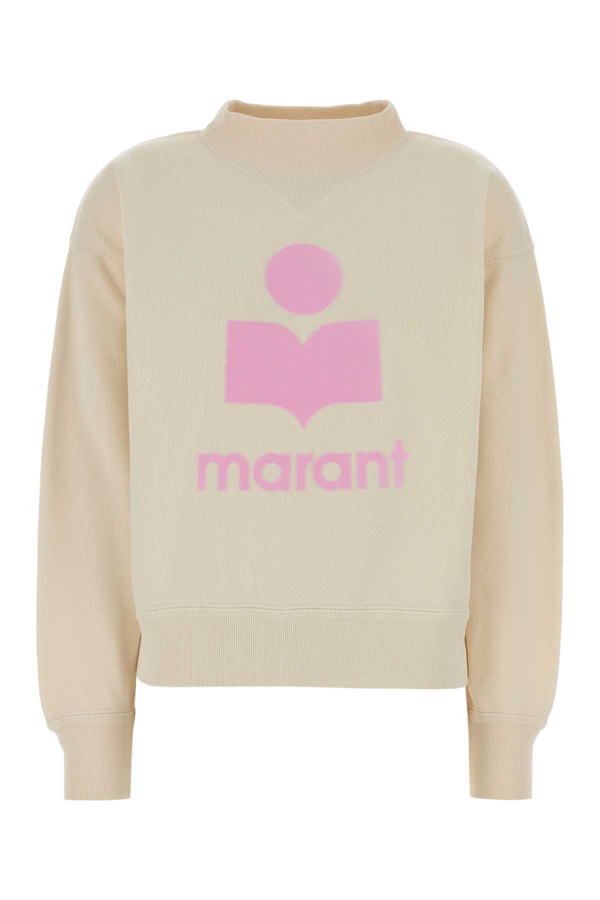 Isabel Marant Etoile Cream Cotton Blend Moby Sweatshirt Size M / US 6-8 / IT 42-44 - 1 Thumbnail