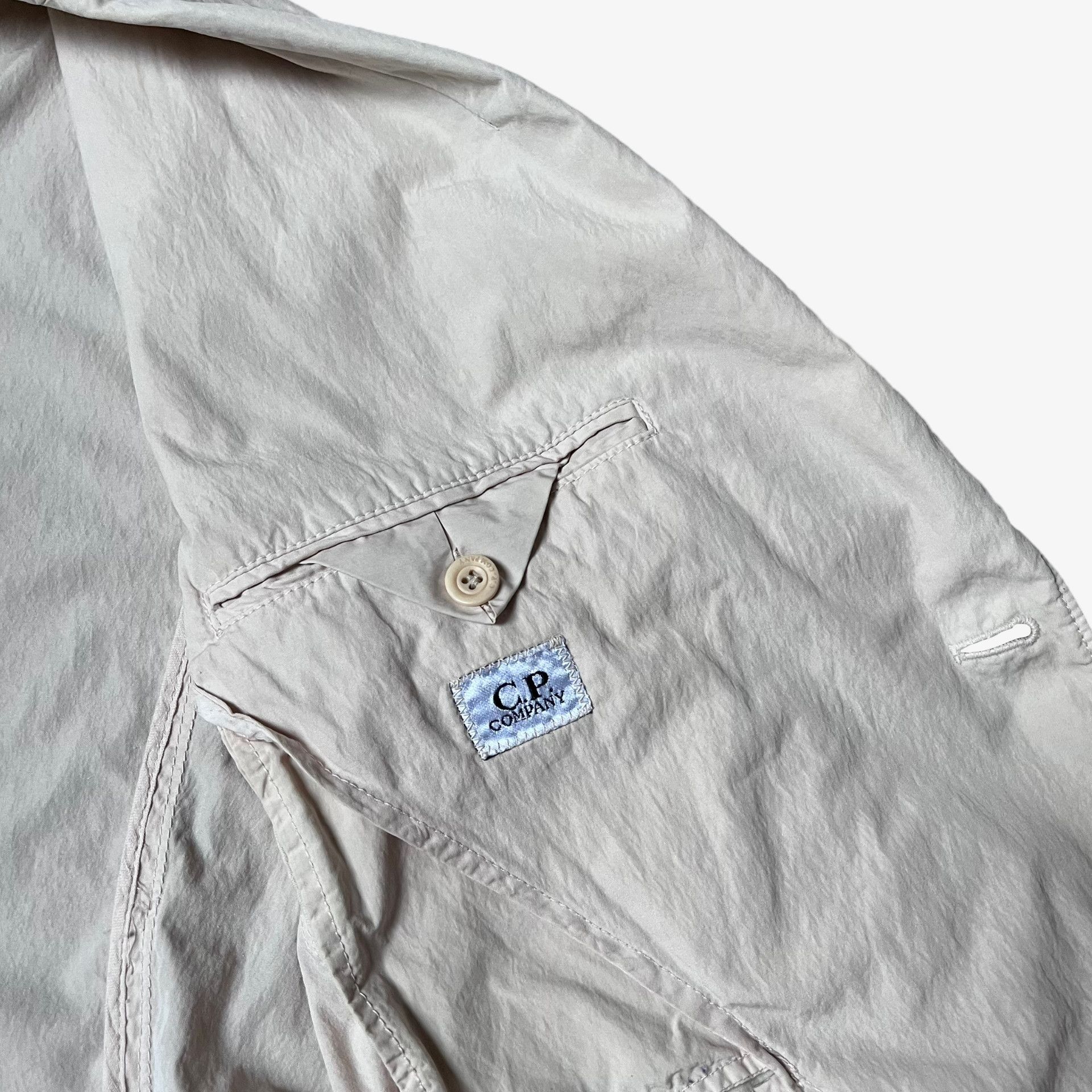 C.P. Company Vintage Y2K Men's CP Company Cream Blazer Size 38R - 3 Thumbnail
